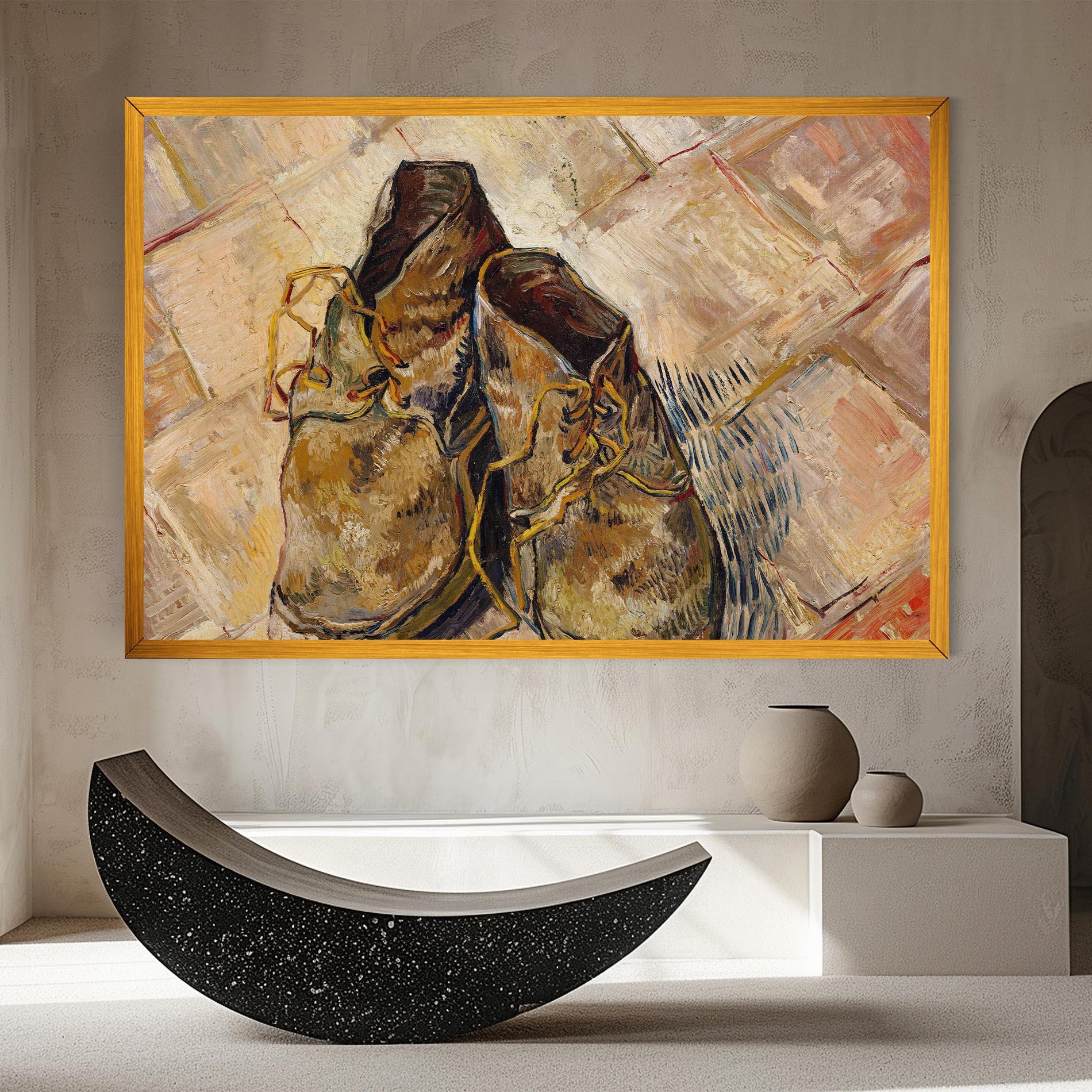 Obraz na Płótnie Shoes Van Gogh mockup 8