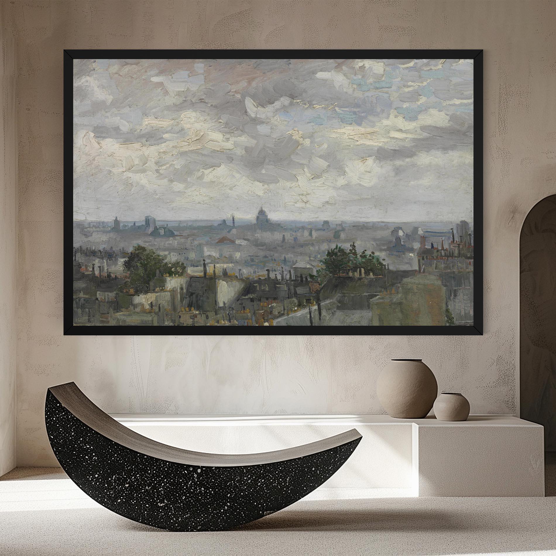 Obraz na Płótnie Gezicht Op Paris mockup 8