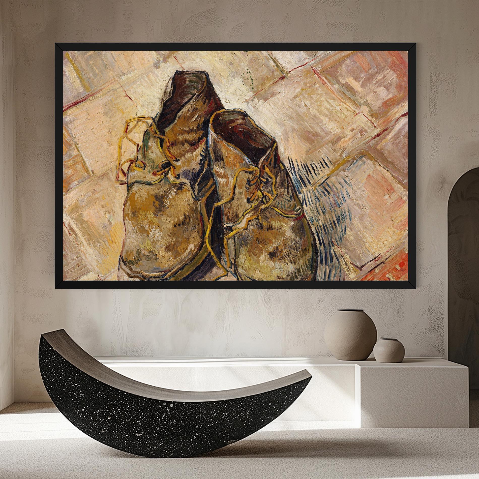 Obraz na Płótnie Shoes Van Gogh mockup 8