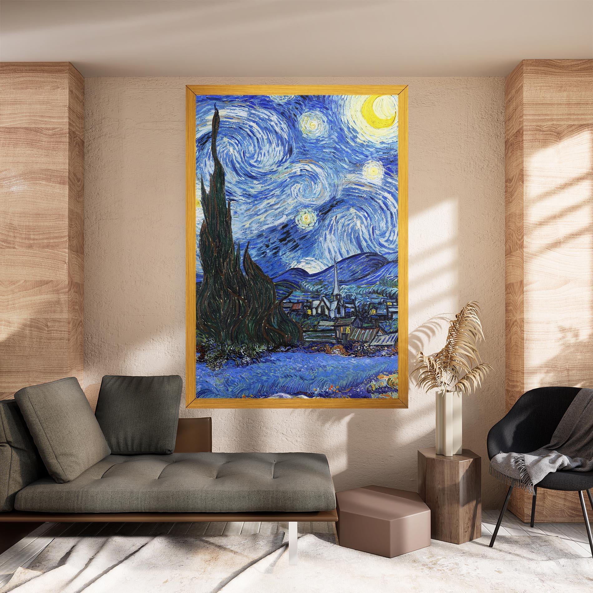 Obraz na Płótnie Starry Night Art mockup 8