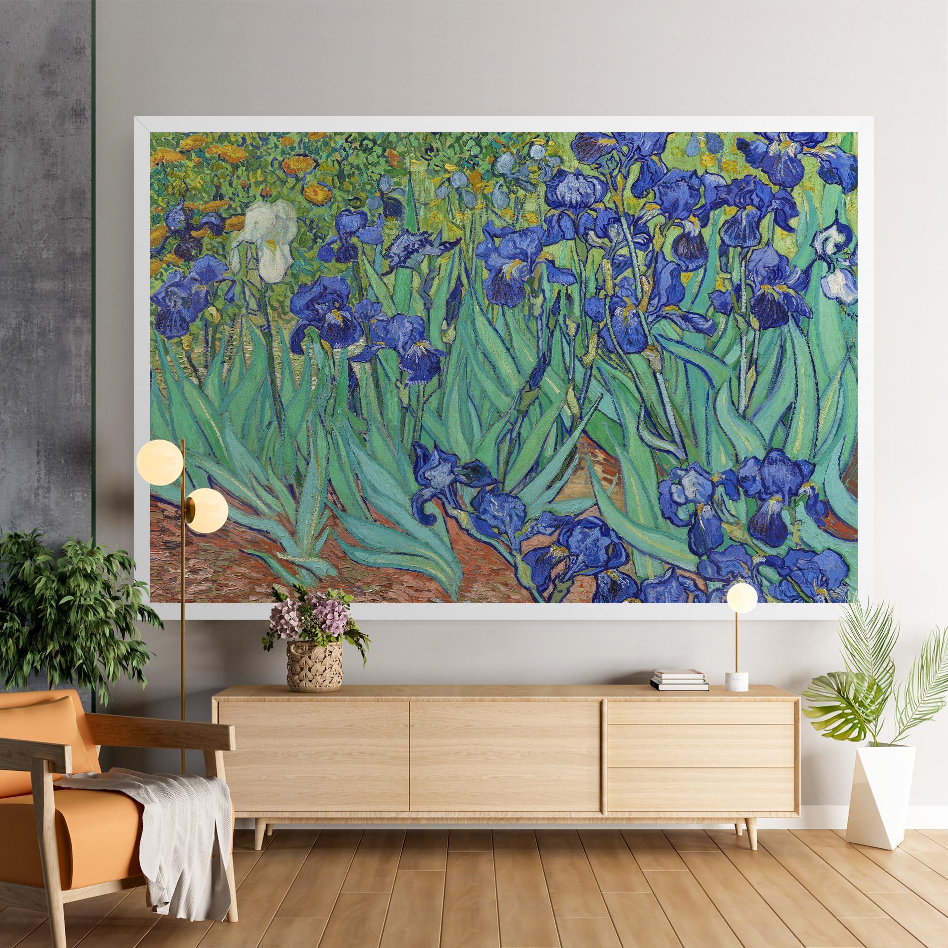 Obraz na Płótnie Irises Van Gogh mockup 9