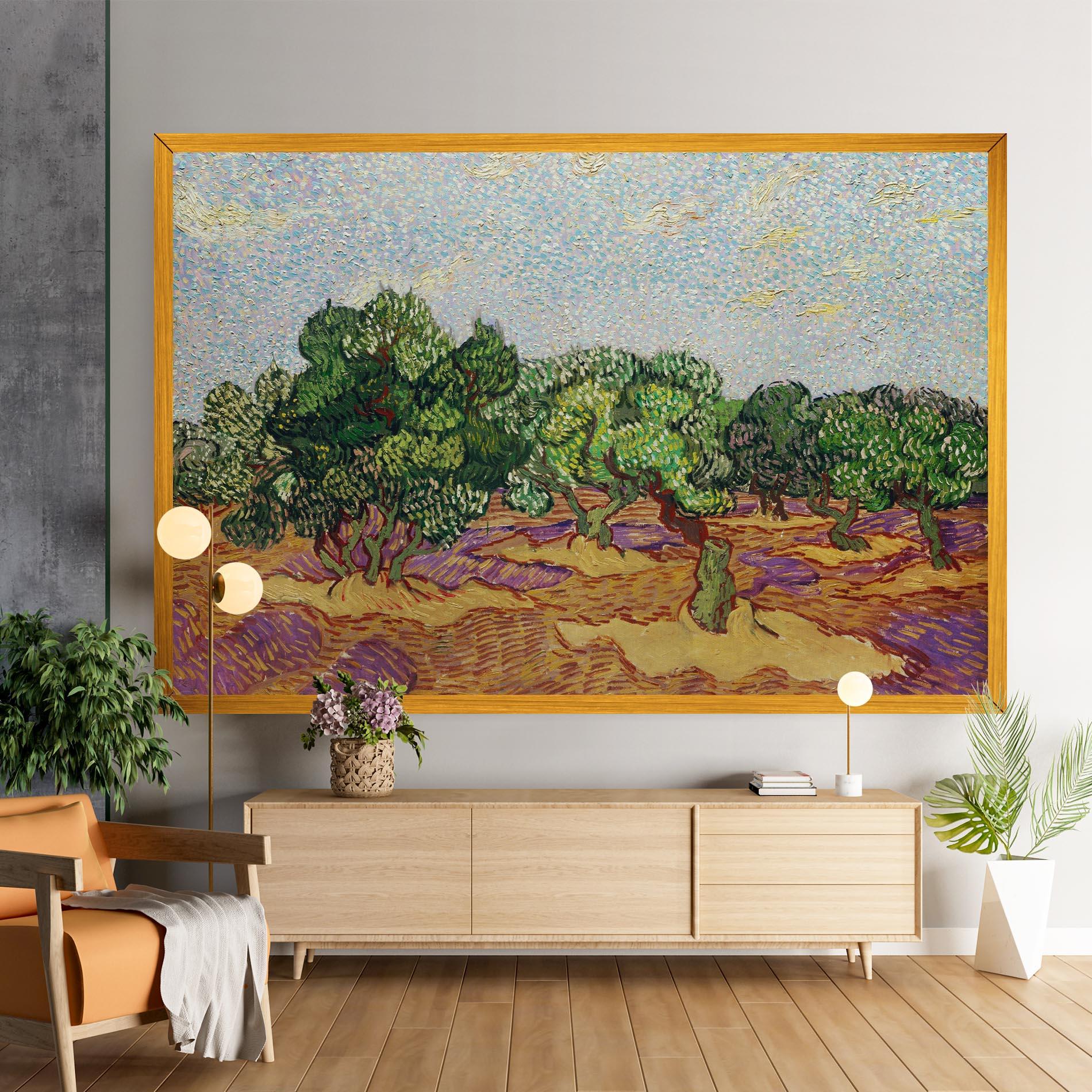 Obraz na Płótnie Olive Trees mockup 9