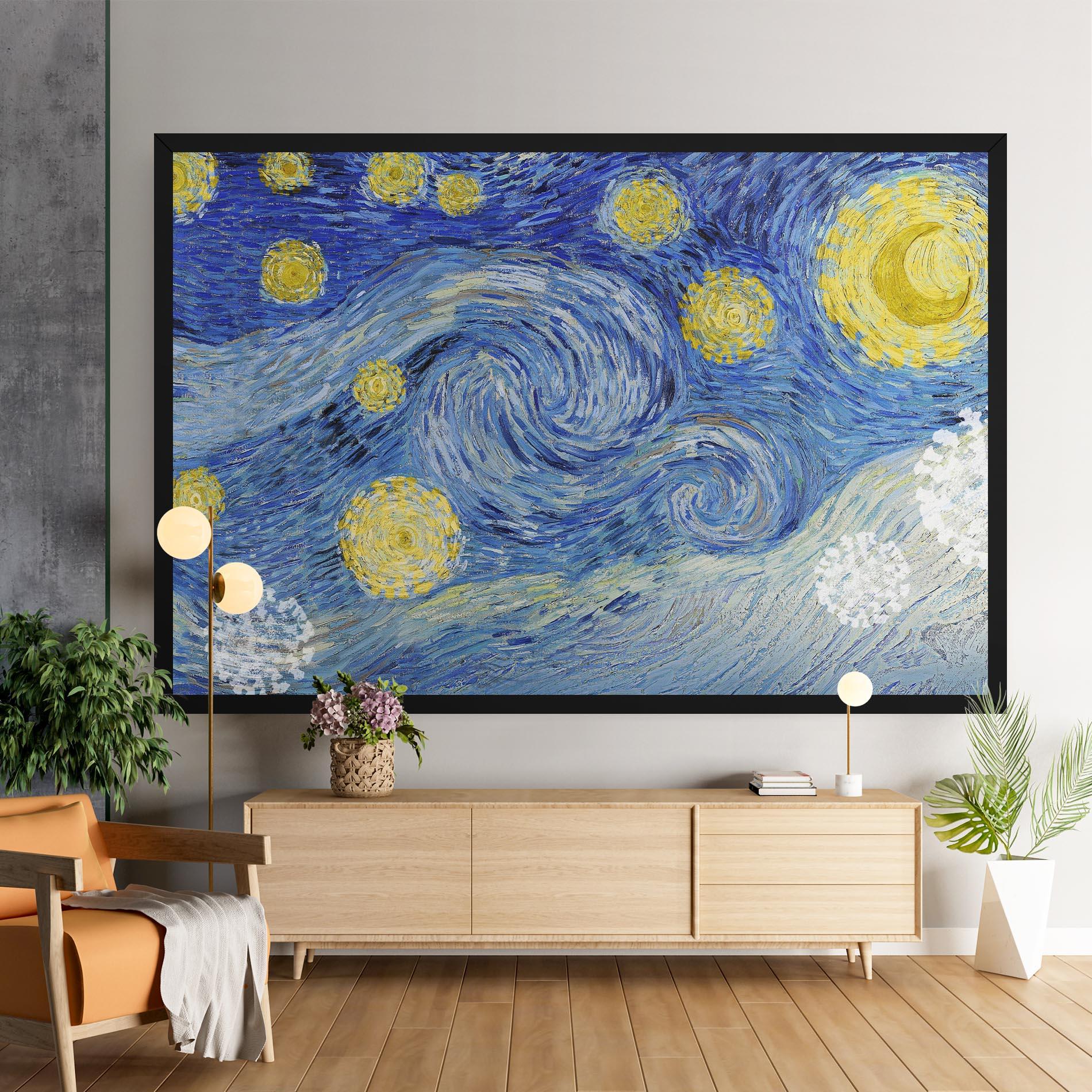 Obraz na Płótnie Van Gogh Starry Night mockup 9