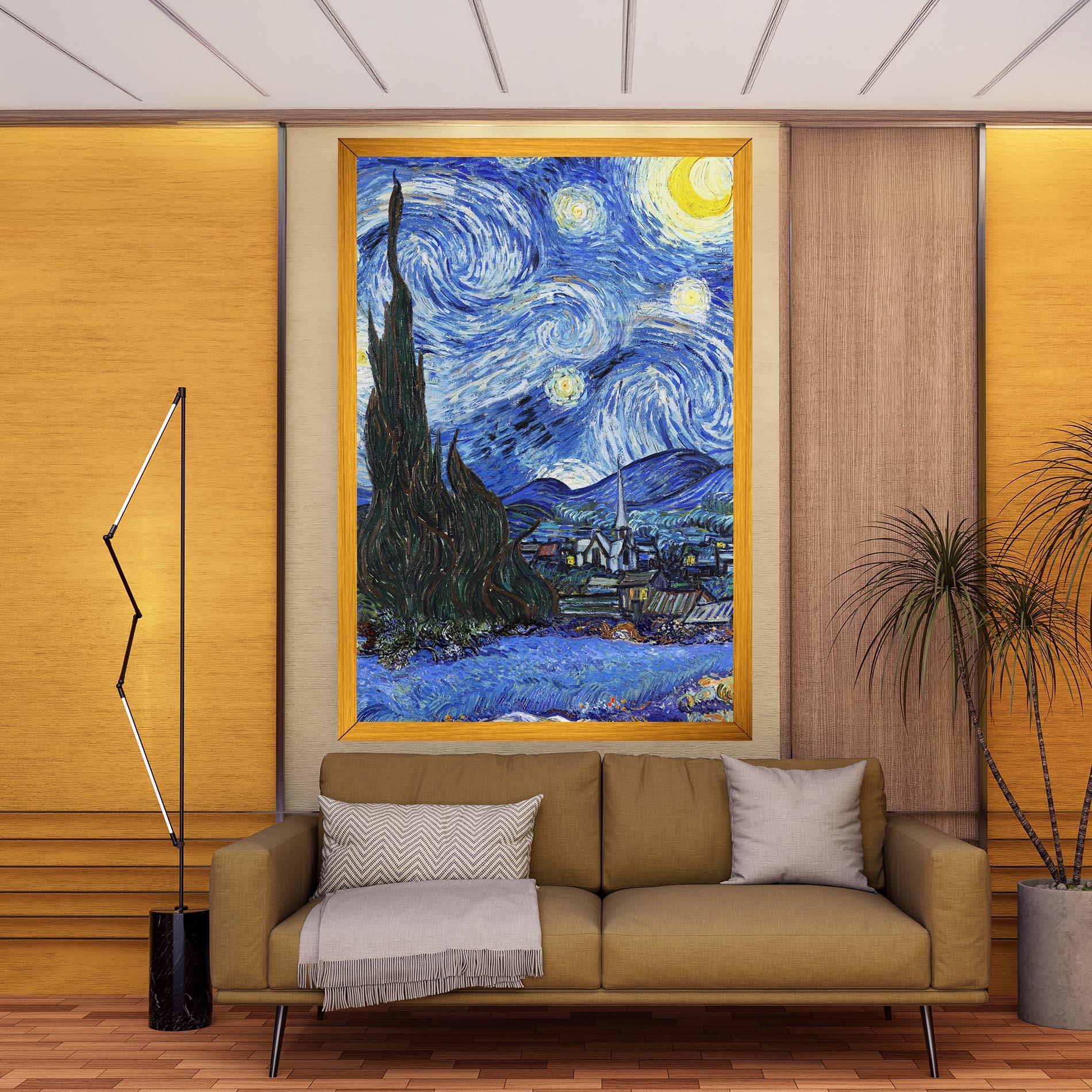 Obraz na Płótnie Starry Night Art mockup 9