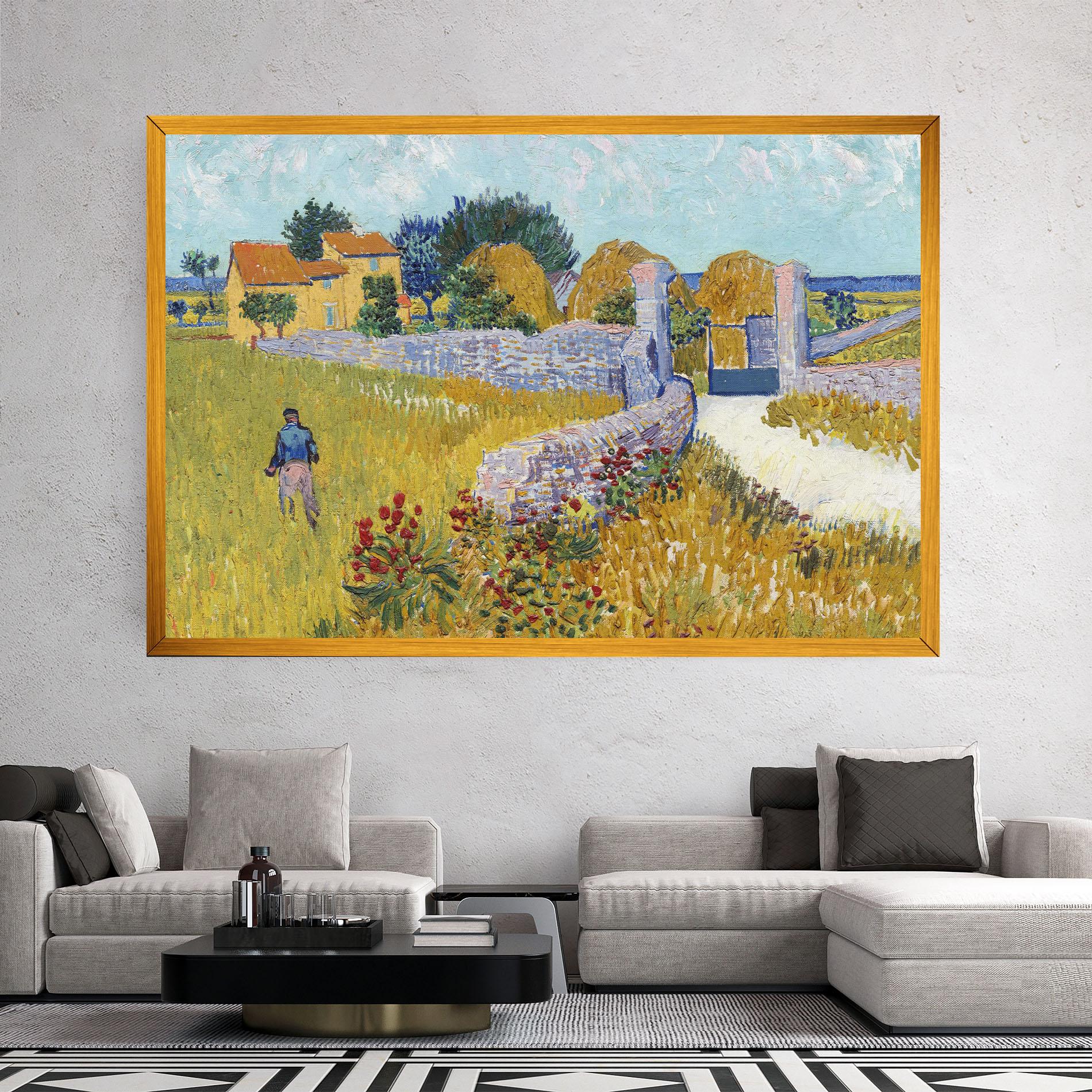Obraz na Płótnie Farmhouse In Provence mockup 2