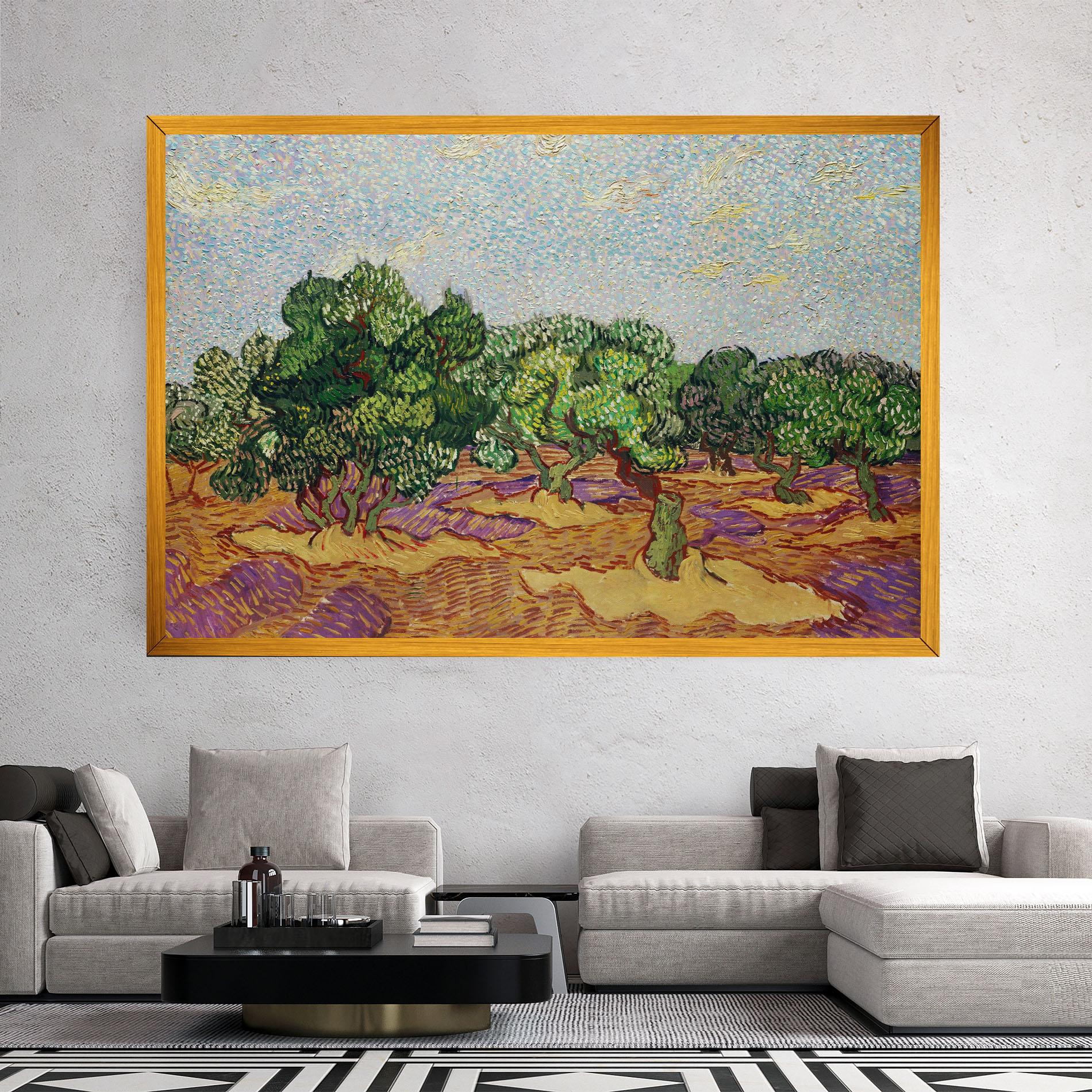 Obraz na Płótnie Olive Trees mockup 2