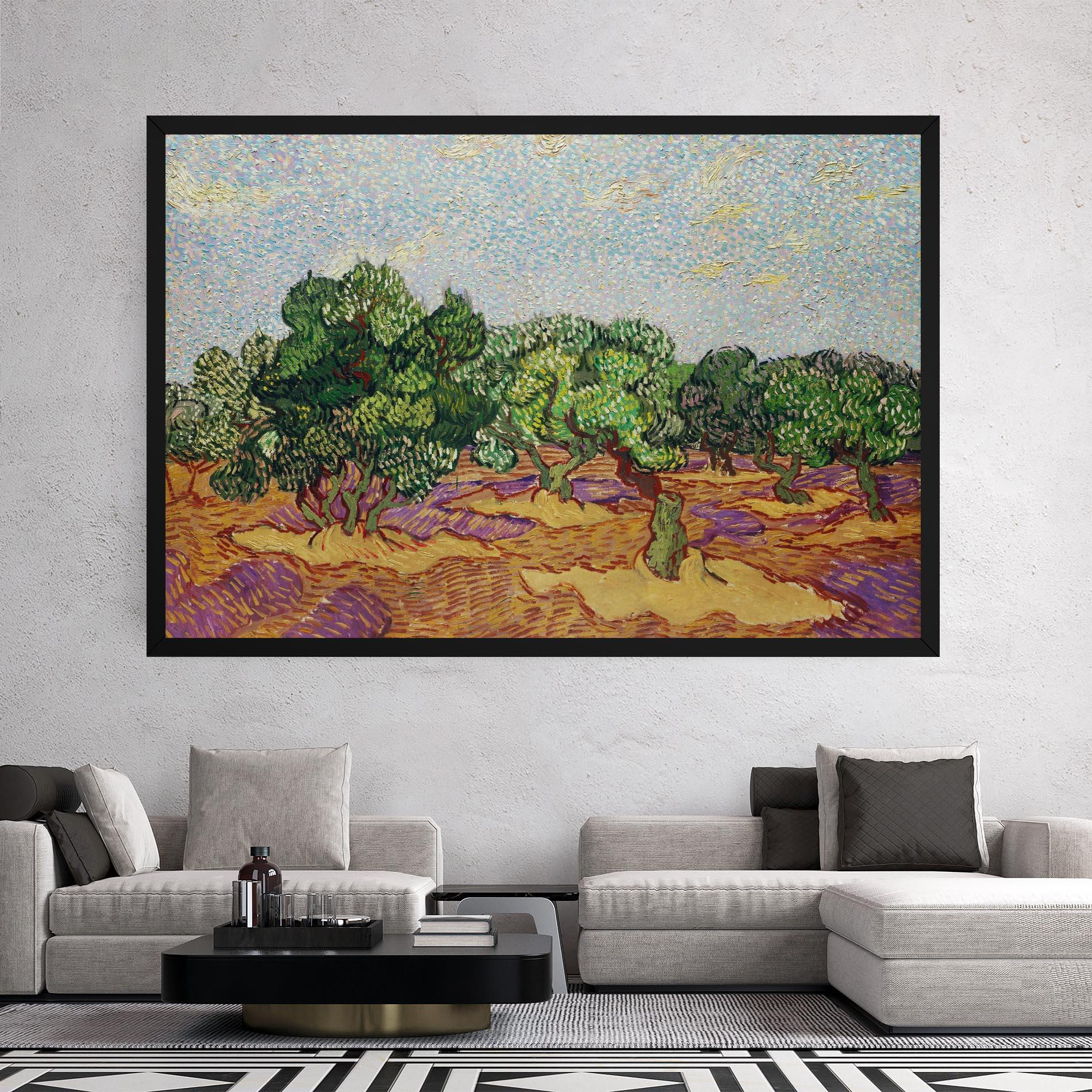 Obraz na Płótnie Olive Trees mockup 2