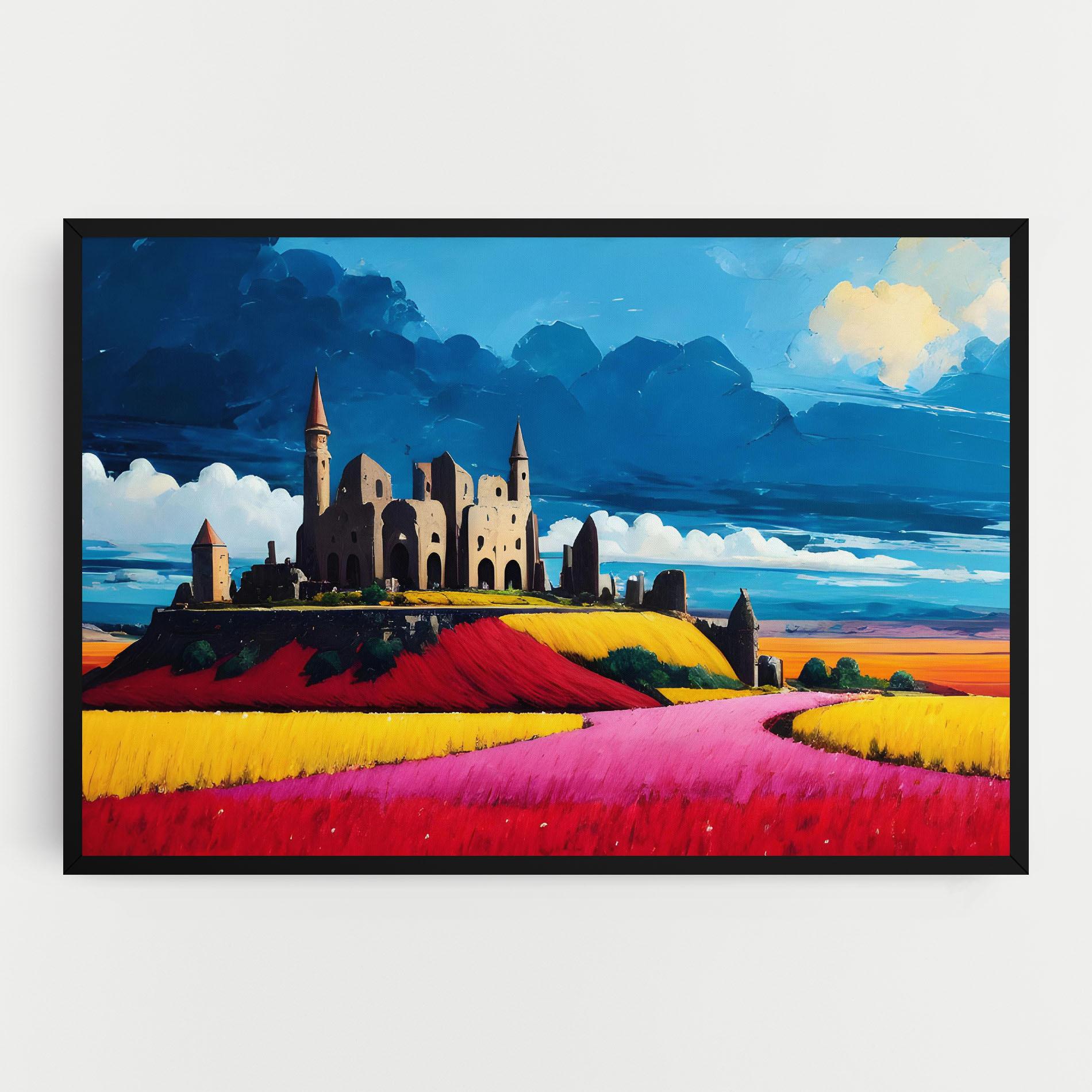 Obraz na Płótnie Antique Building Art mockup 0