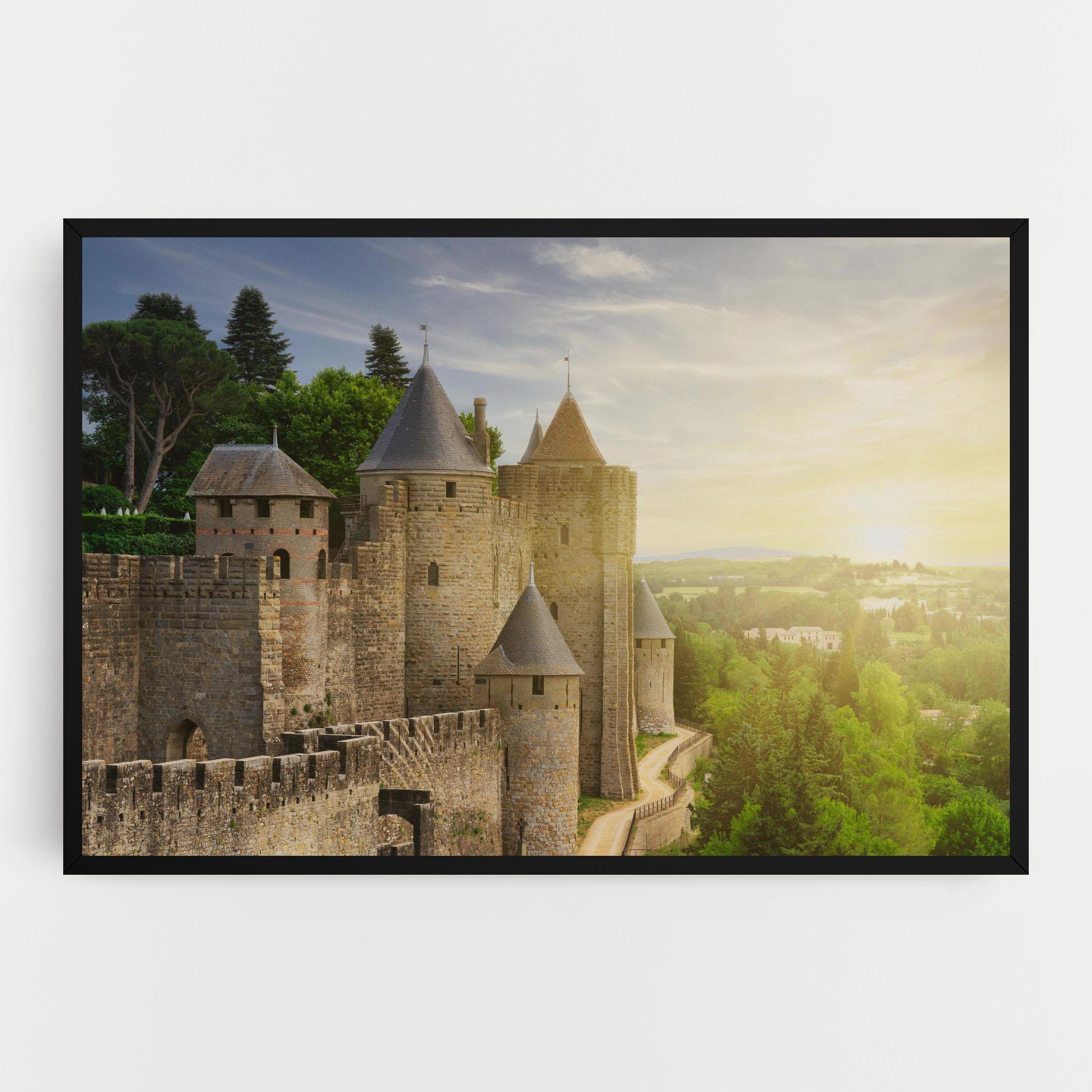 Obraz na Płótnie Carcassonne France mockup 0