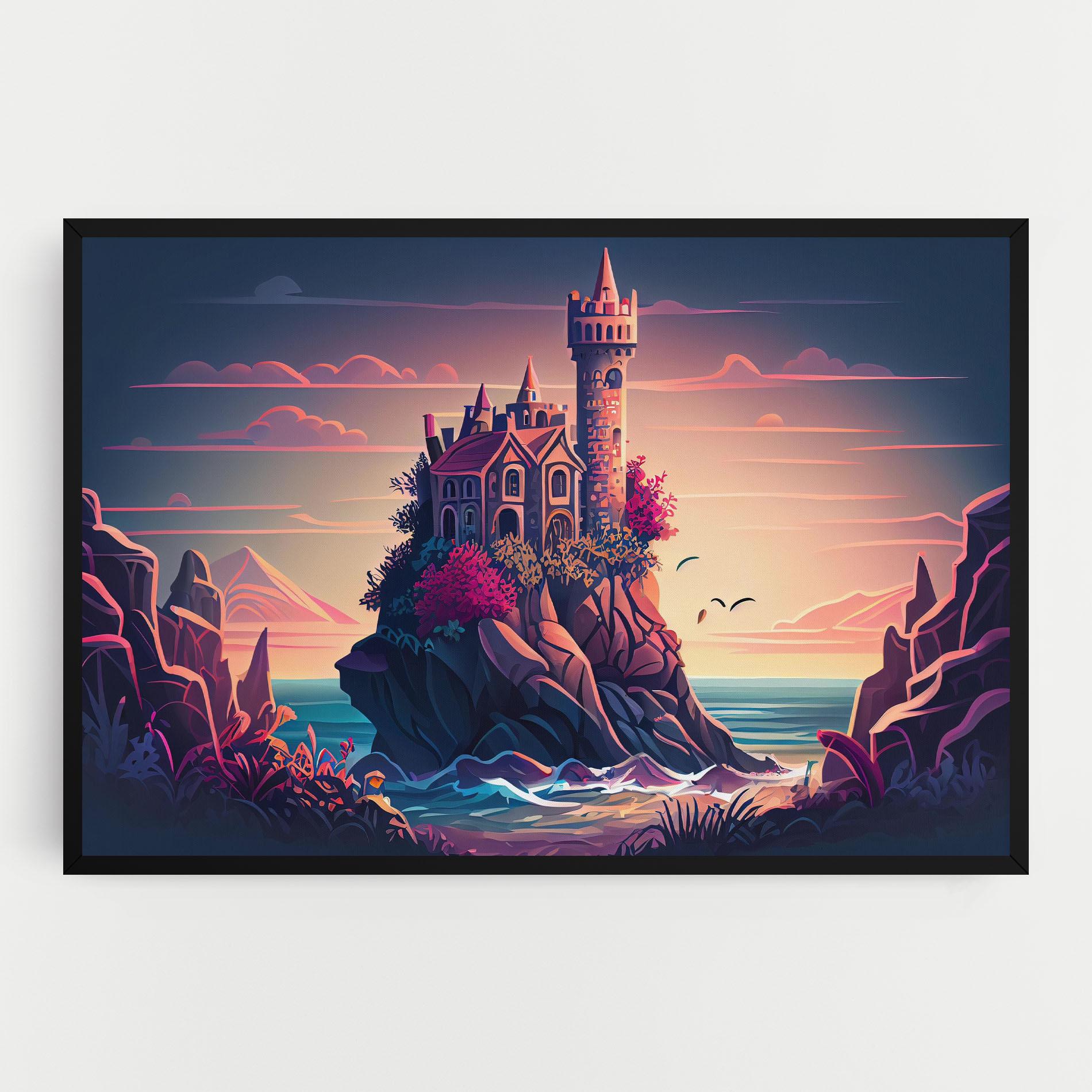 Obraz na Płótnie Cliff Castle mockup 0