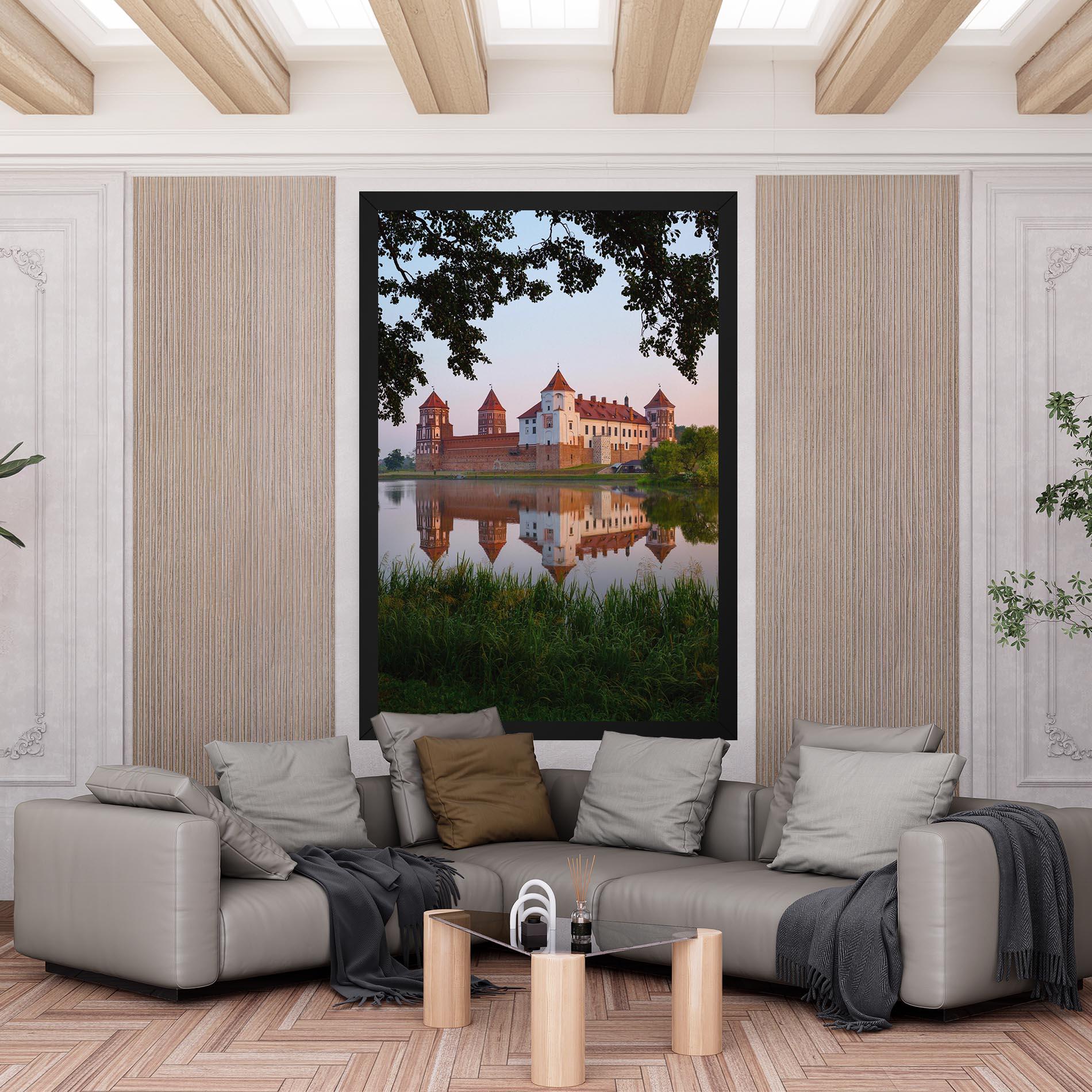 Obraz na Płótnie Ancient Castle Morning mockup 6