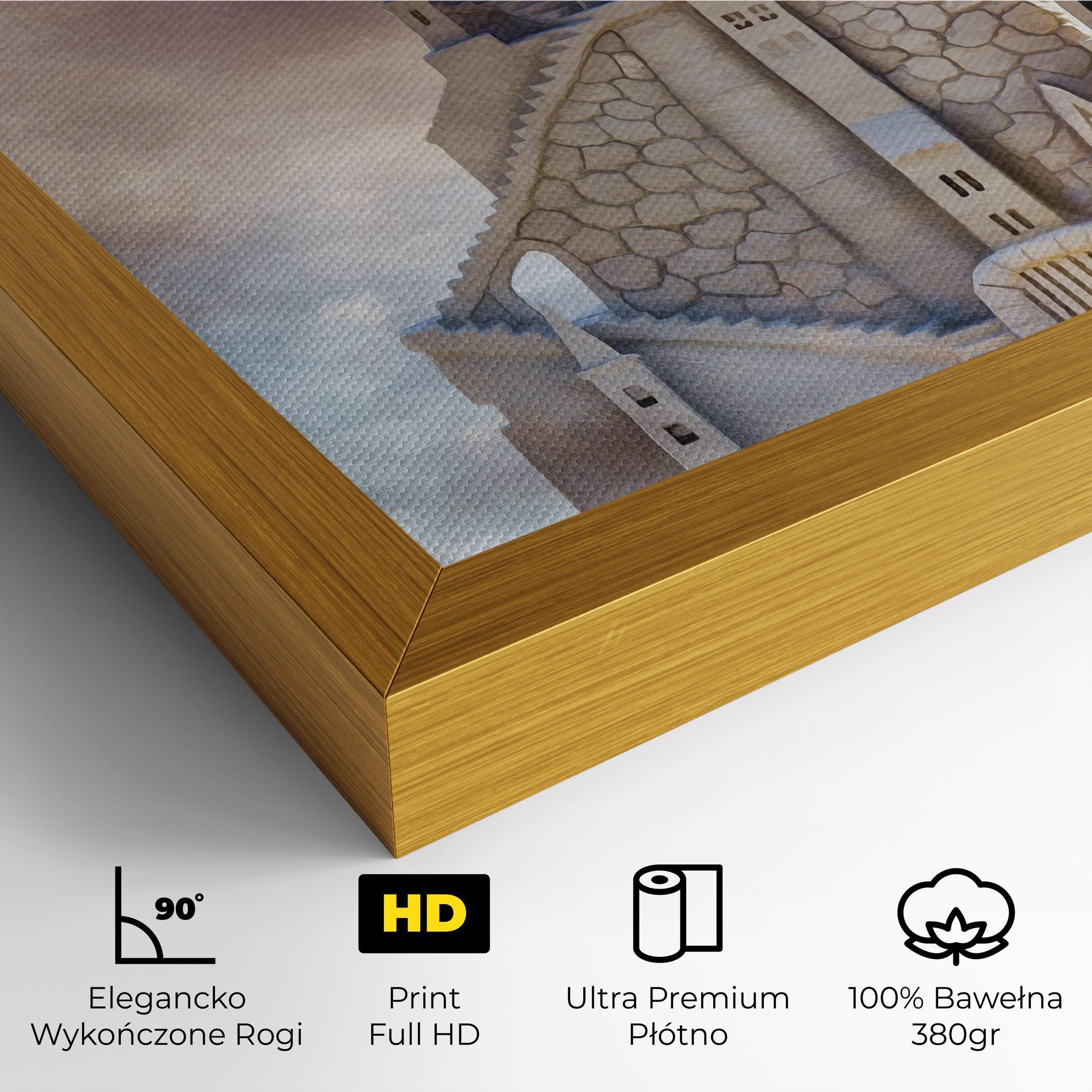 Obraz na Płótnie Cream Castle mockup 4