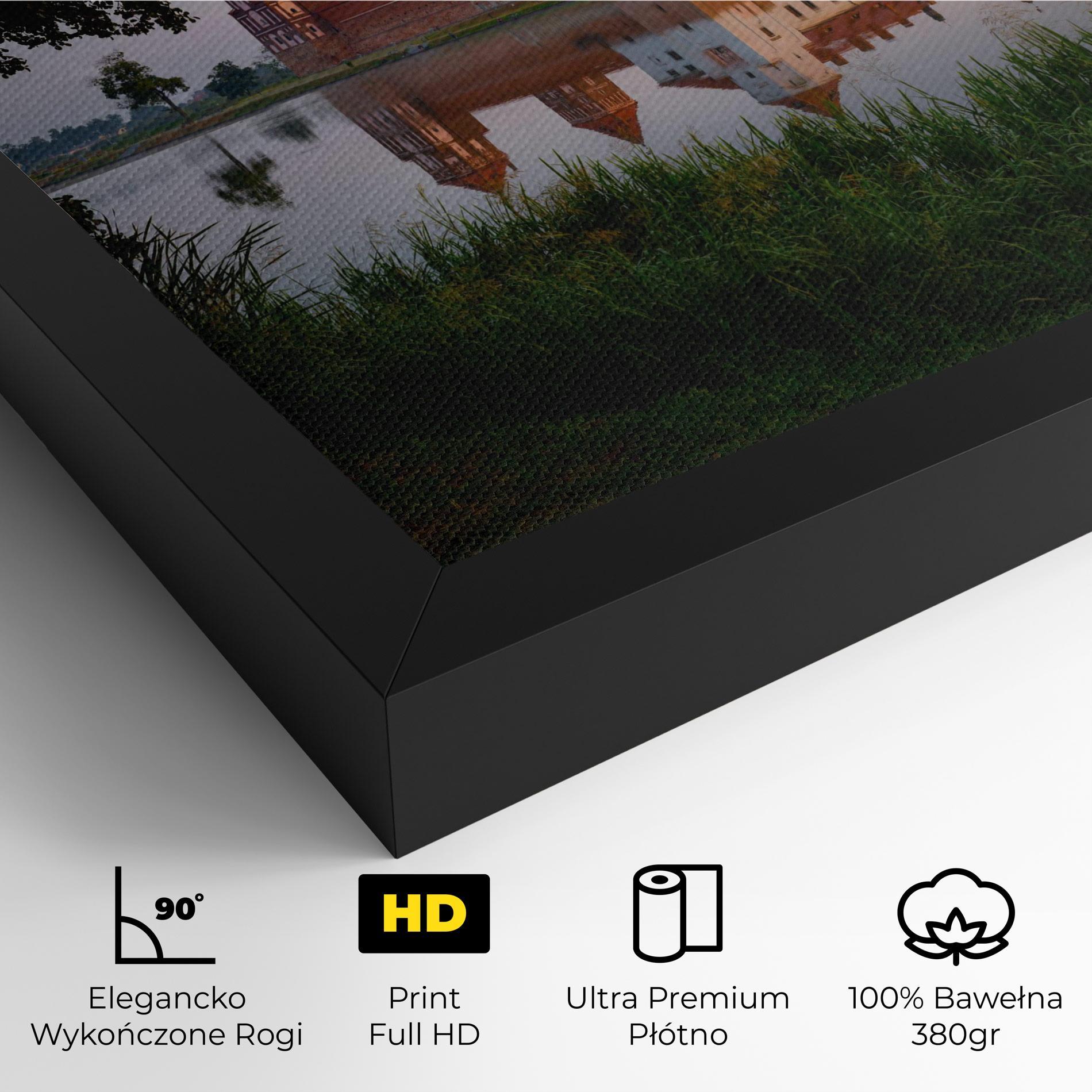 Obraz na Płótnie Ancient Castle Morning mockup 4