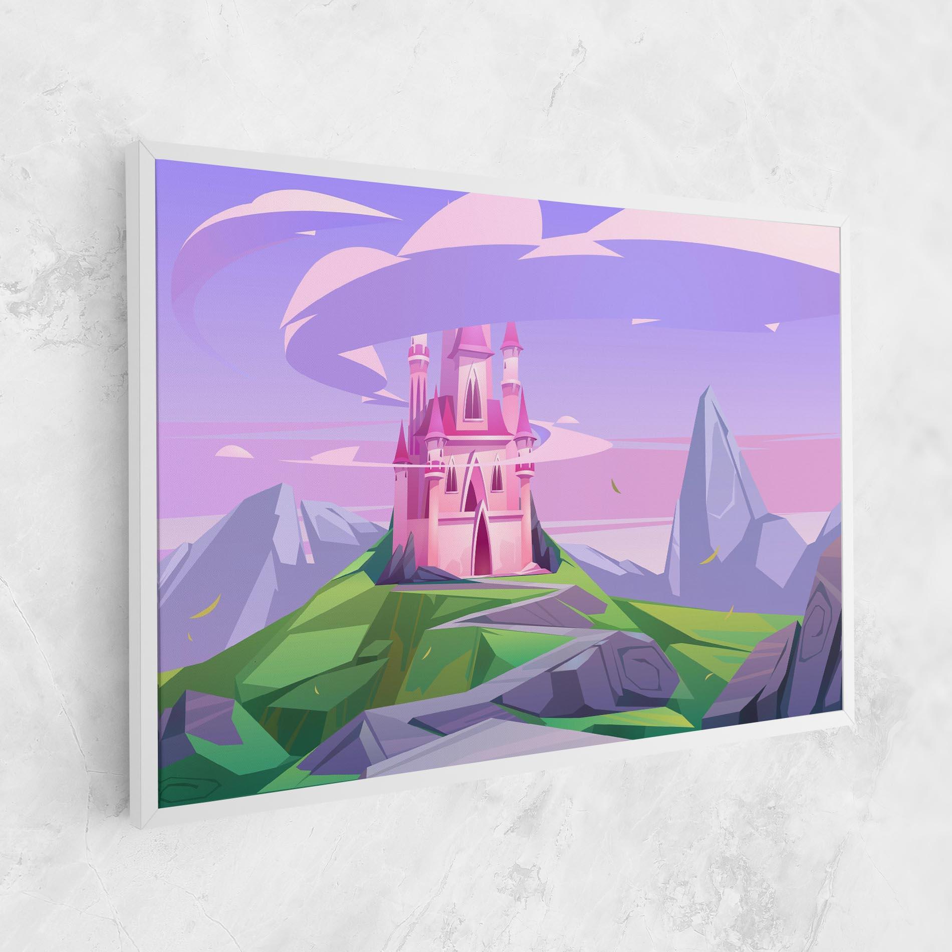 Obraz na Płótnie Pink Castle mockup 1