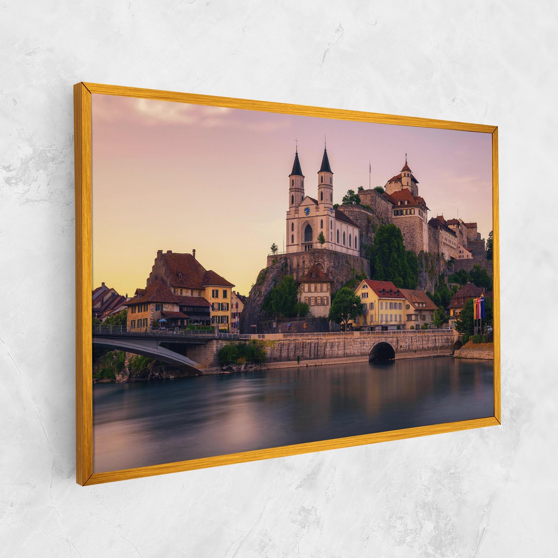 Obraz na Płótnie Aarburg Castle mockup 1