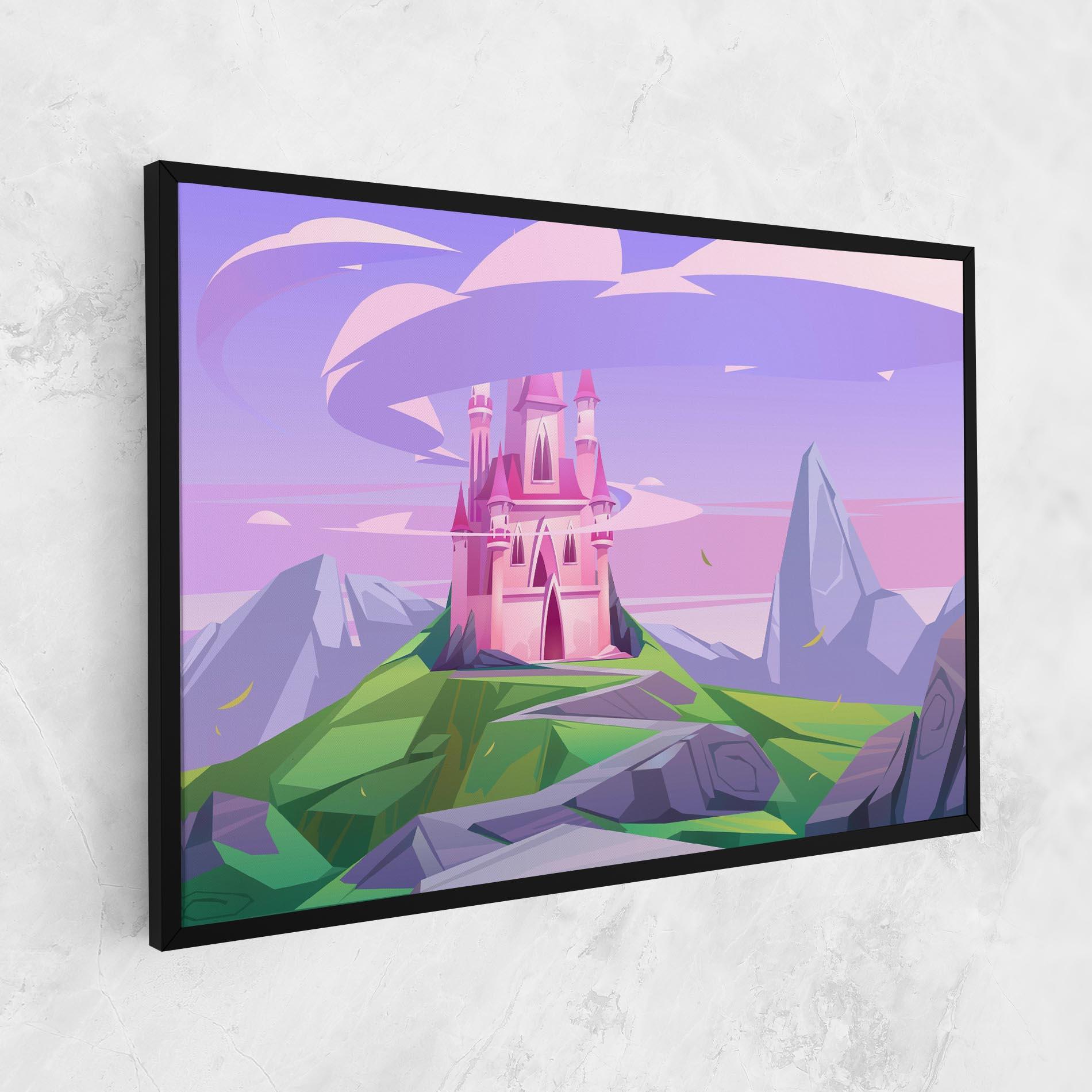 Obraz na Płótnie Pink Castle mockup 1