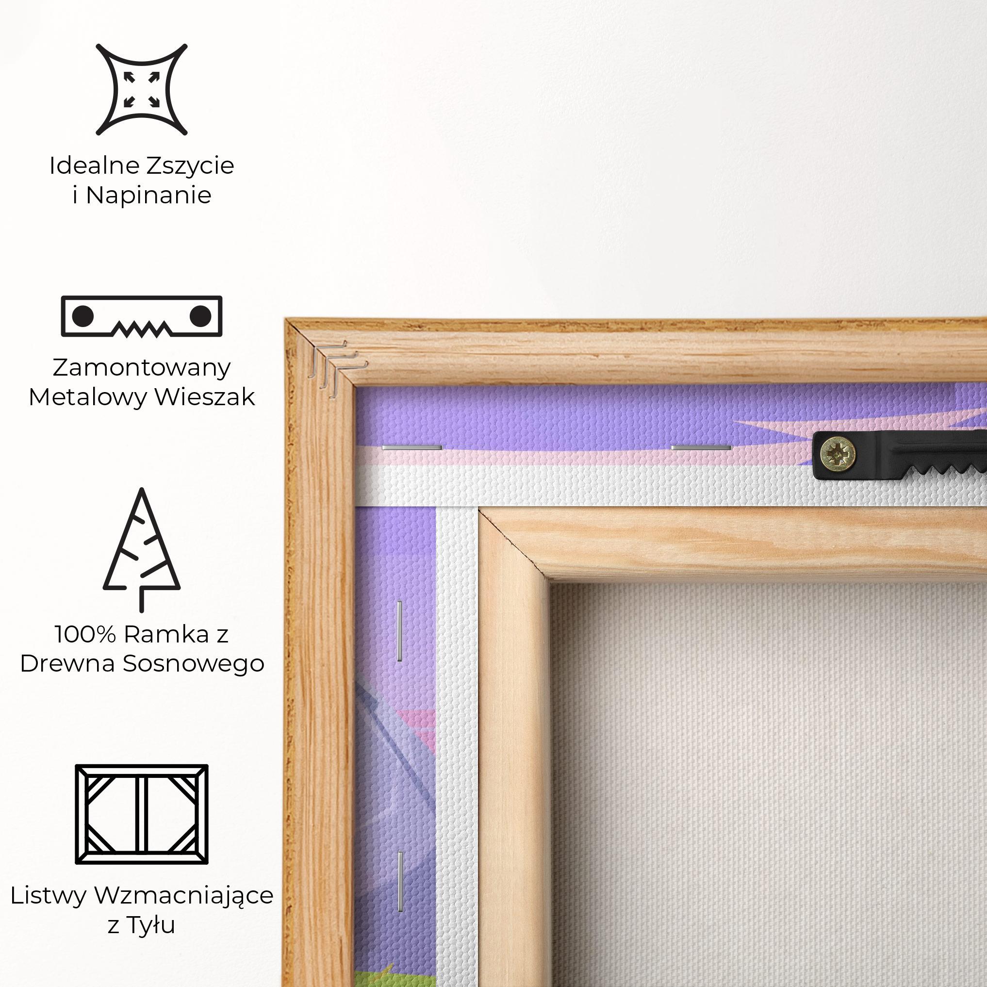 Obraz na Płótnie Pink Castle mockup 5