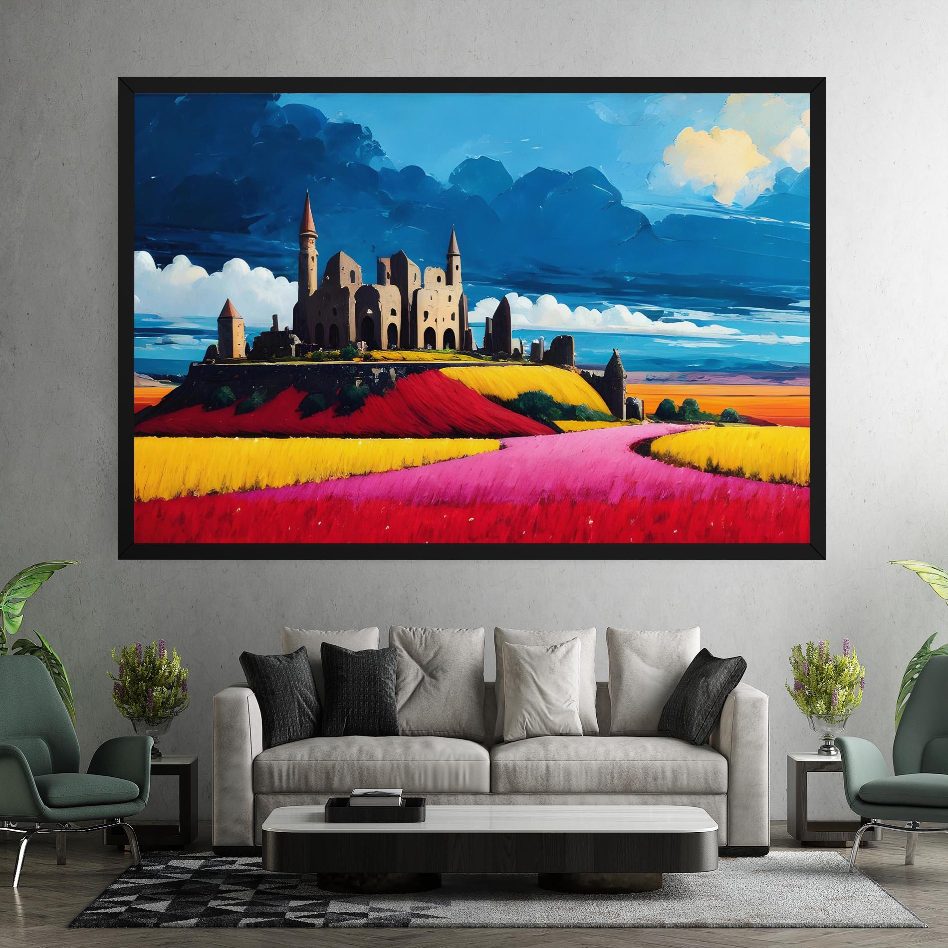 Obraz na Płótnie Antique Building Art mockup 7