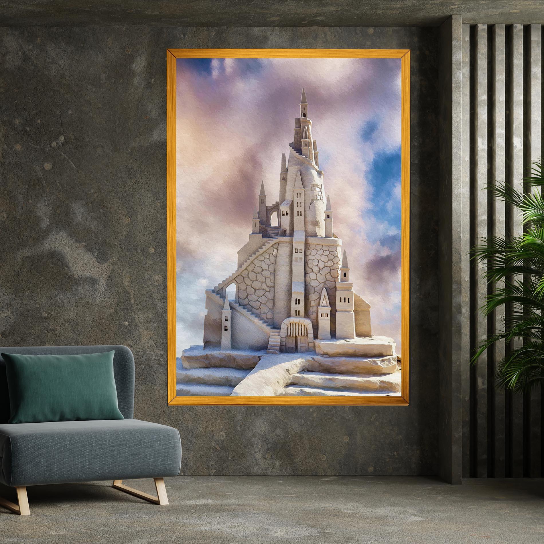 Obraz na Płótnie Cream Castle mockup 7