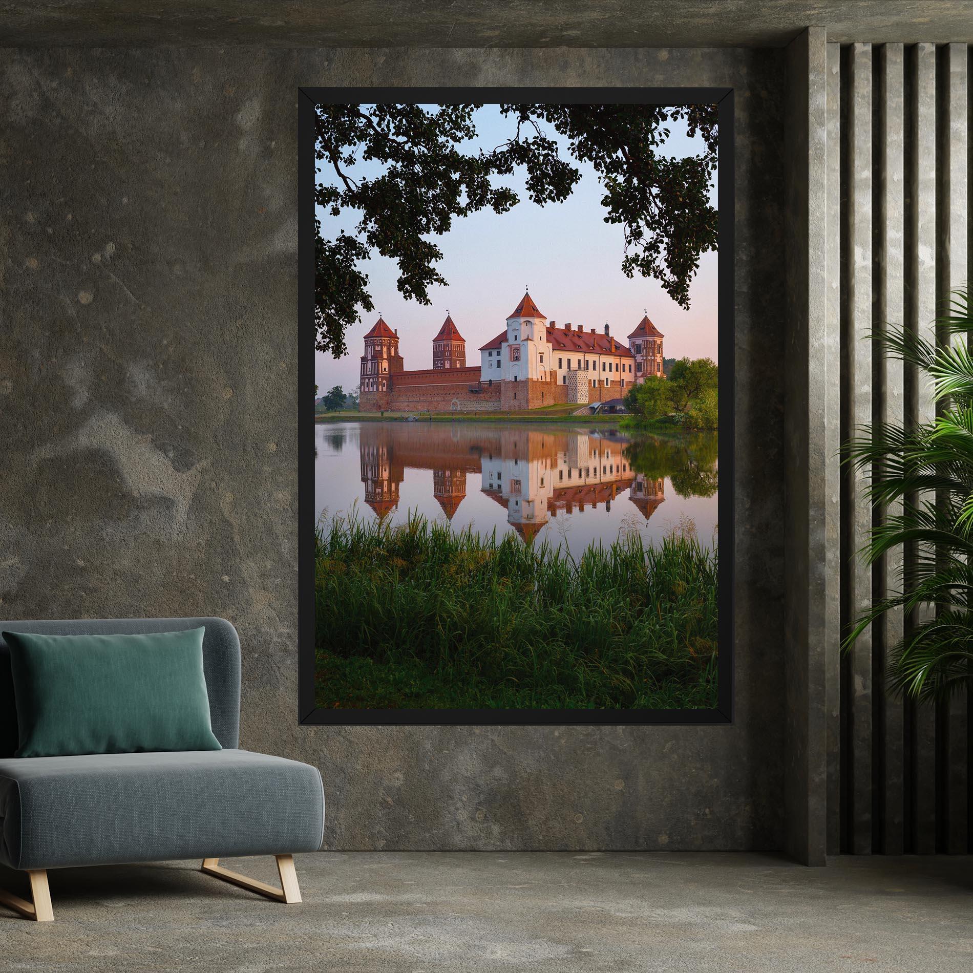 Obraz na Płótnie Ancient Castle Morning mockup 7