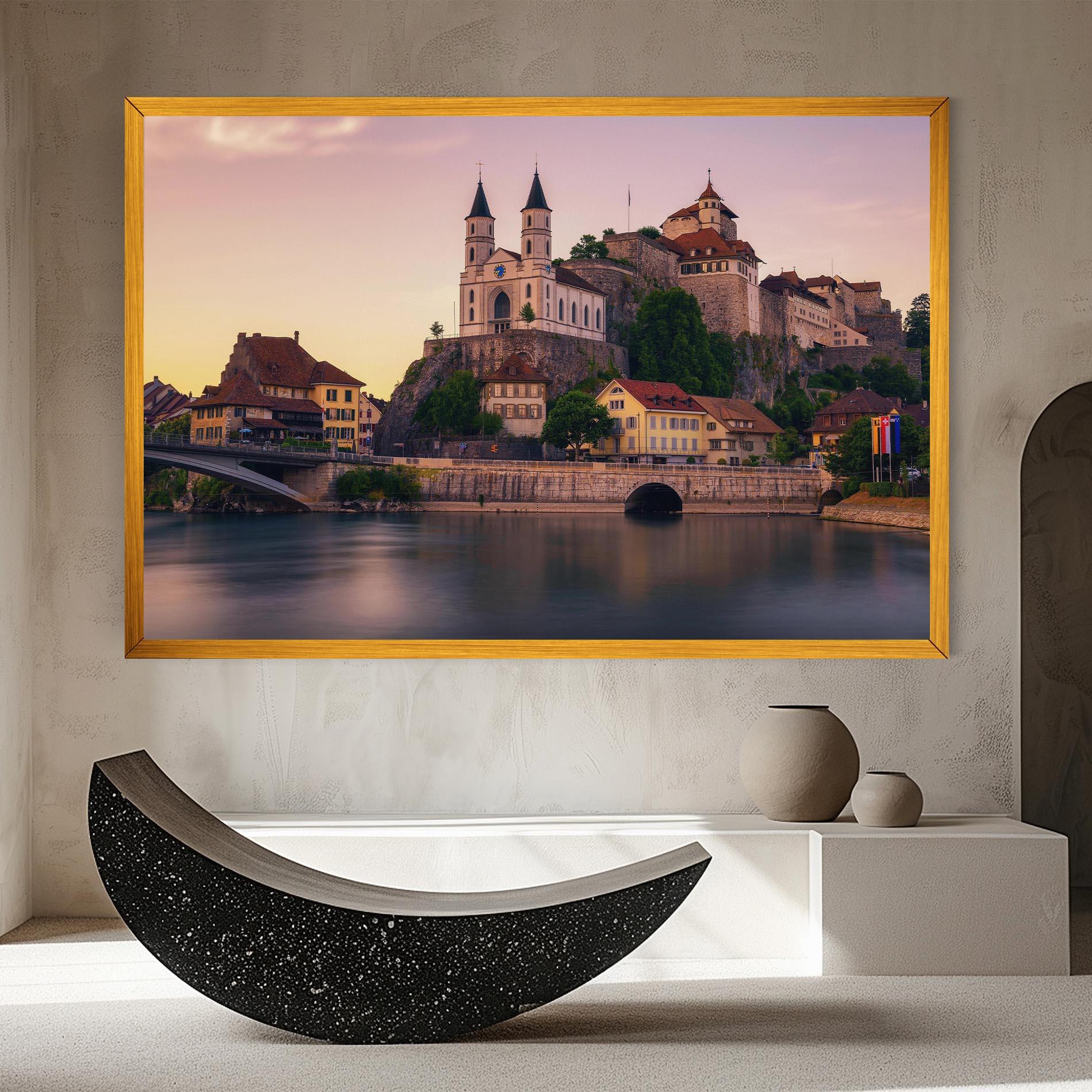 Obraz na Płótnie Aarburg Castle mockup 8