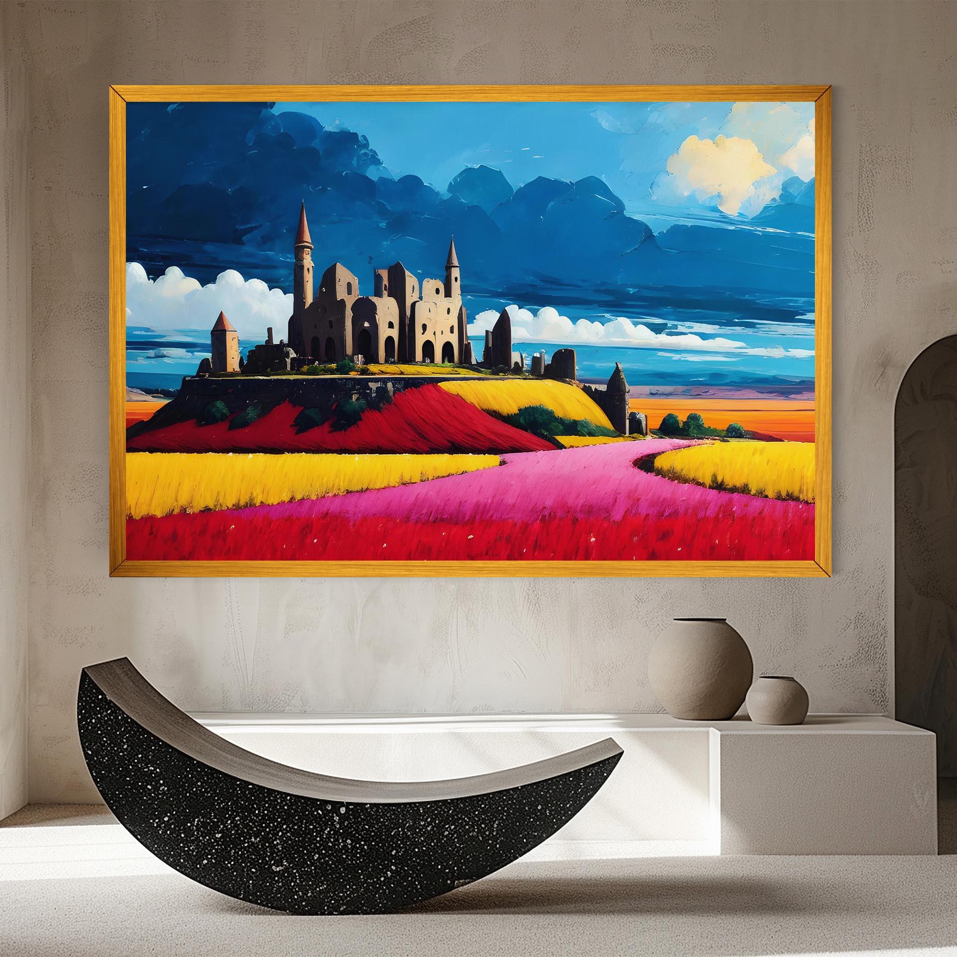 Obraz na Płótnie Antique Building Art mockup 8