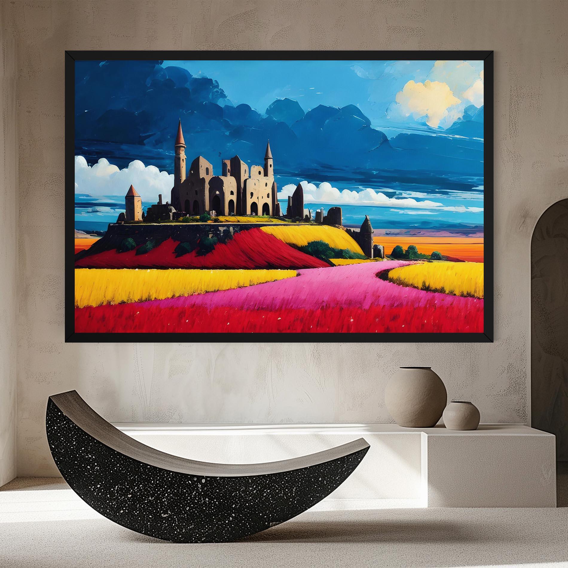 Obraz na Płótnie Antique Building Art mockup 8