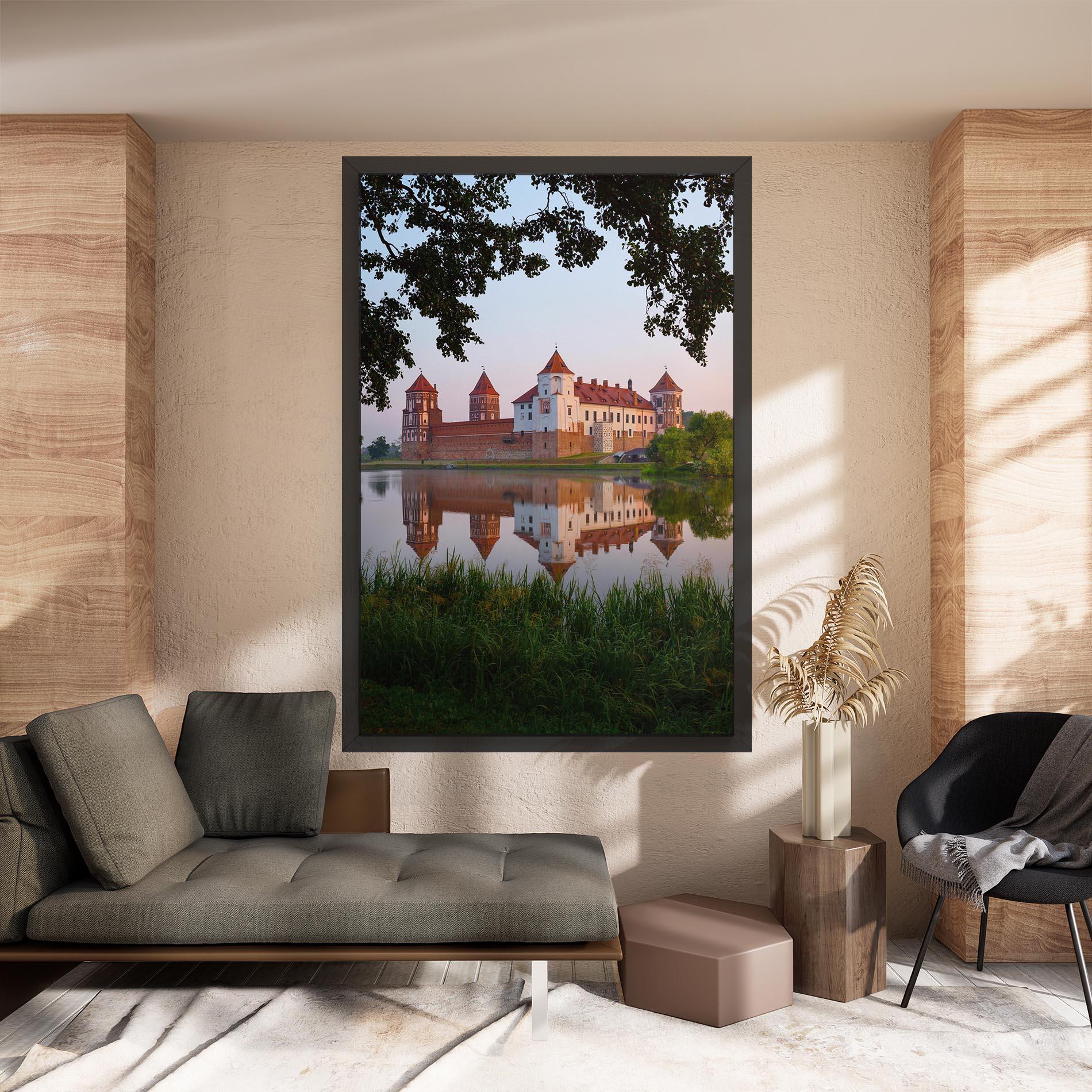 Obraz na Płótnie Ancient Castle Morning mockup 8