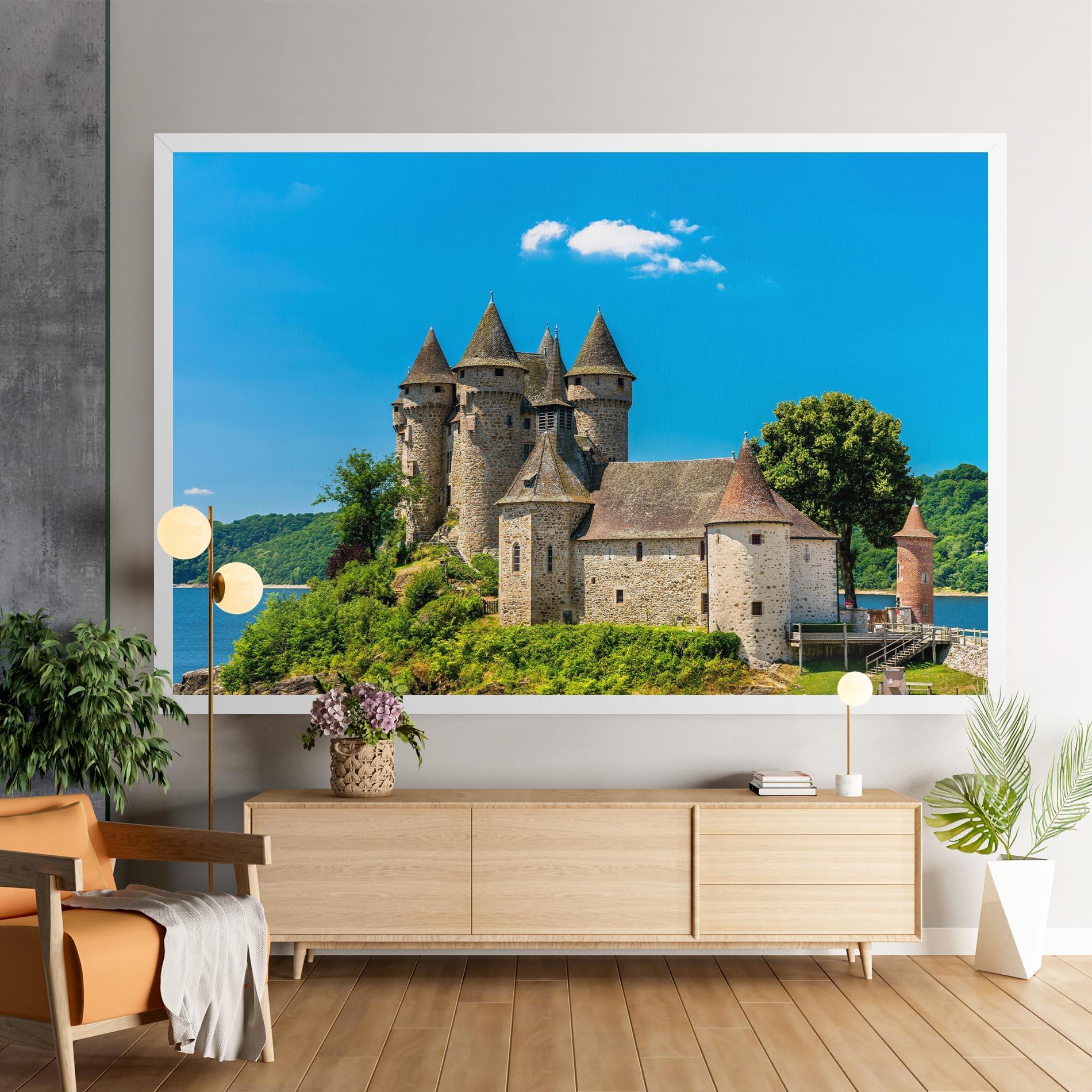 Obraz na Płótnie Medieval Castle France mockup 9
