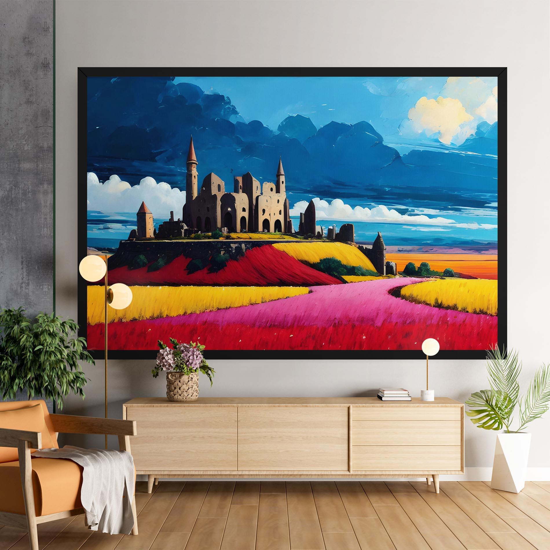 Obraz na Płótnie Antique Building Art mockup 9