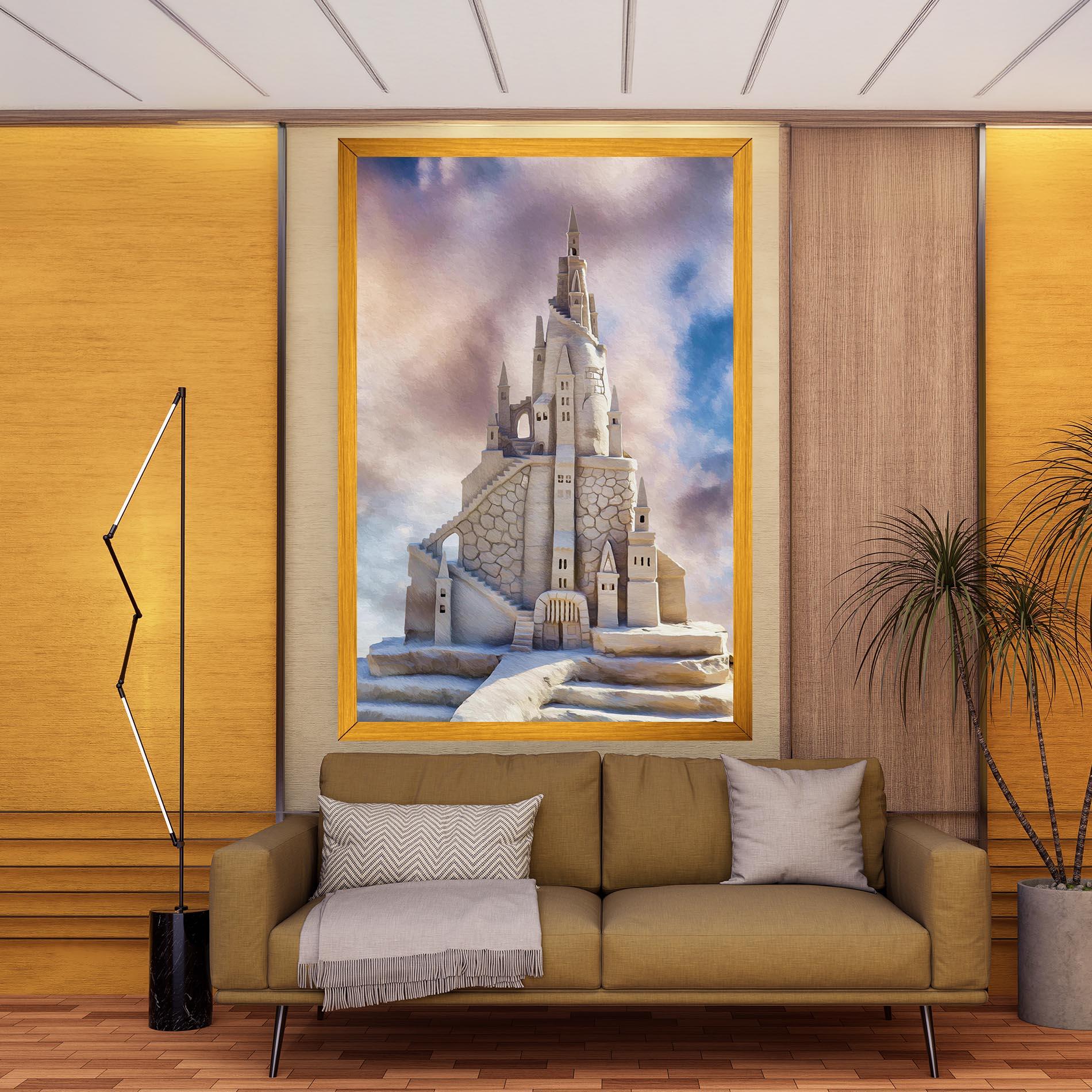 Obraz na Płótnie Cream Castle mockup 9