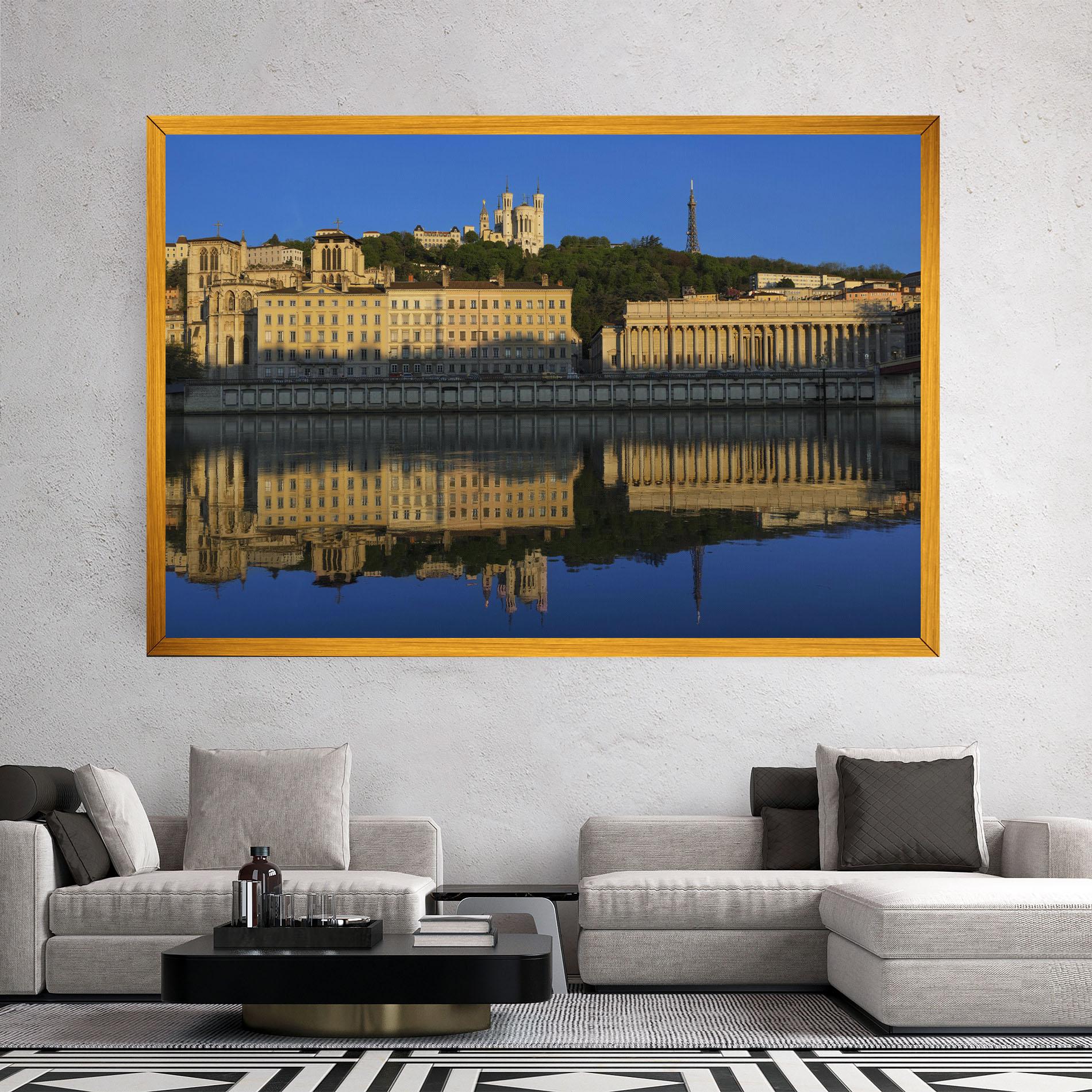 Obraz na Płótnie Lyon France mockup 2