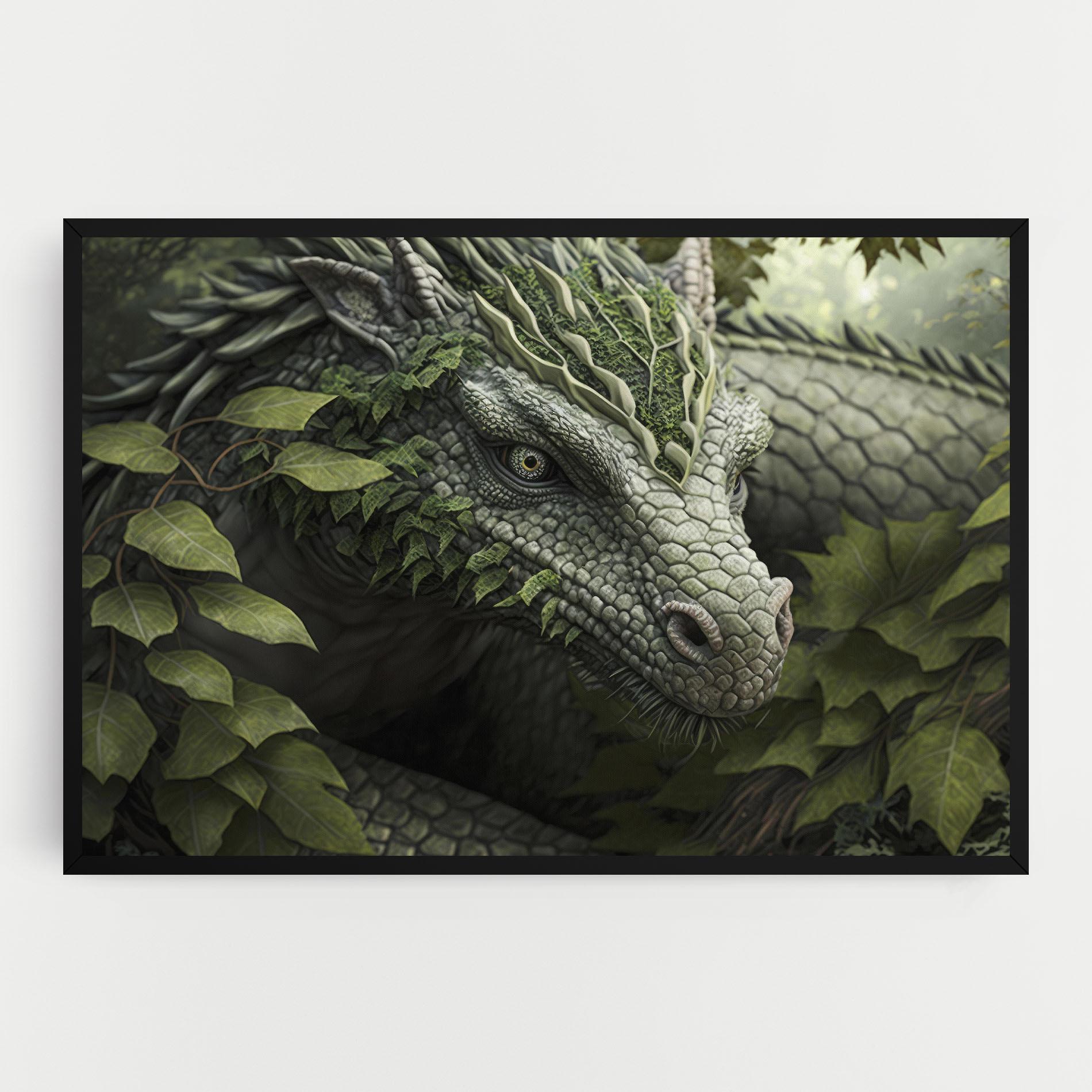 Obraz na Płótnie Ancient Forest Dragon mockup 0