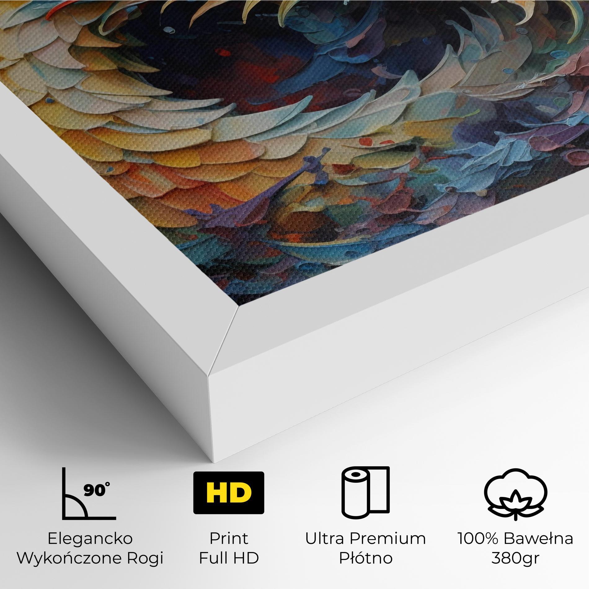 Obraz na Płótnie Fantasy Dragon Art mockup 4