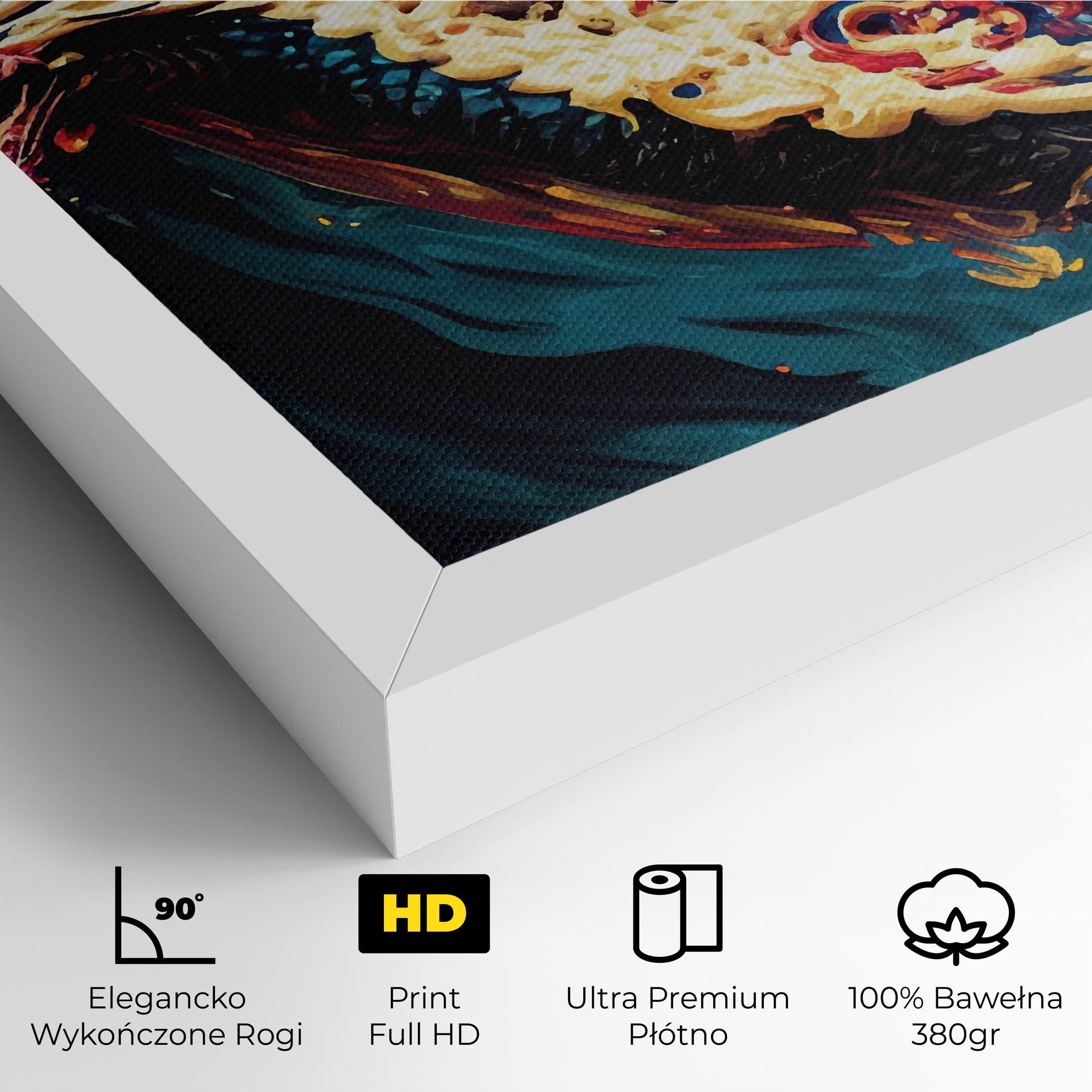 Obraz na Płótnie Flying Acrylic Dragon mockup 4