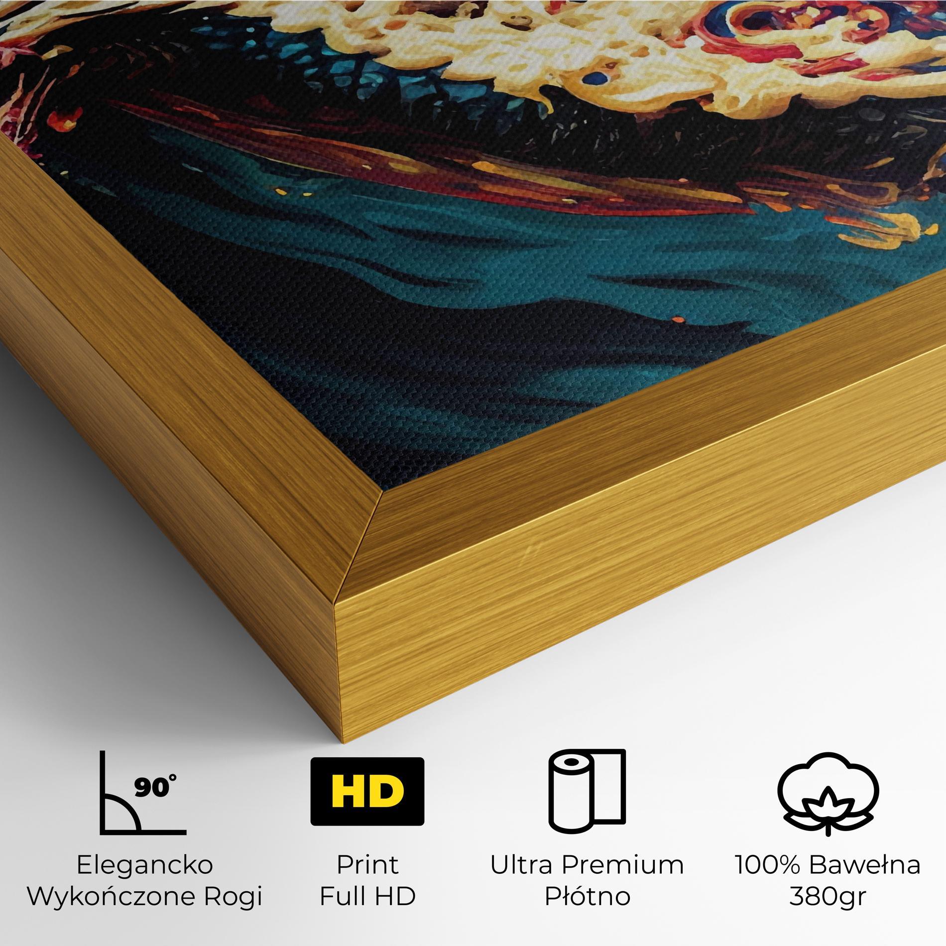 Obraz na Płótnie Flying Acrylic Dragon mockup 4