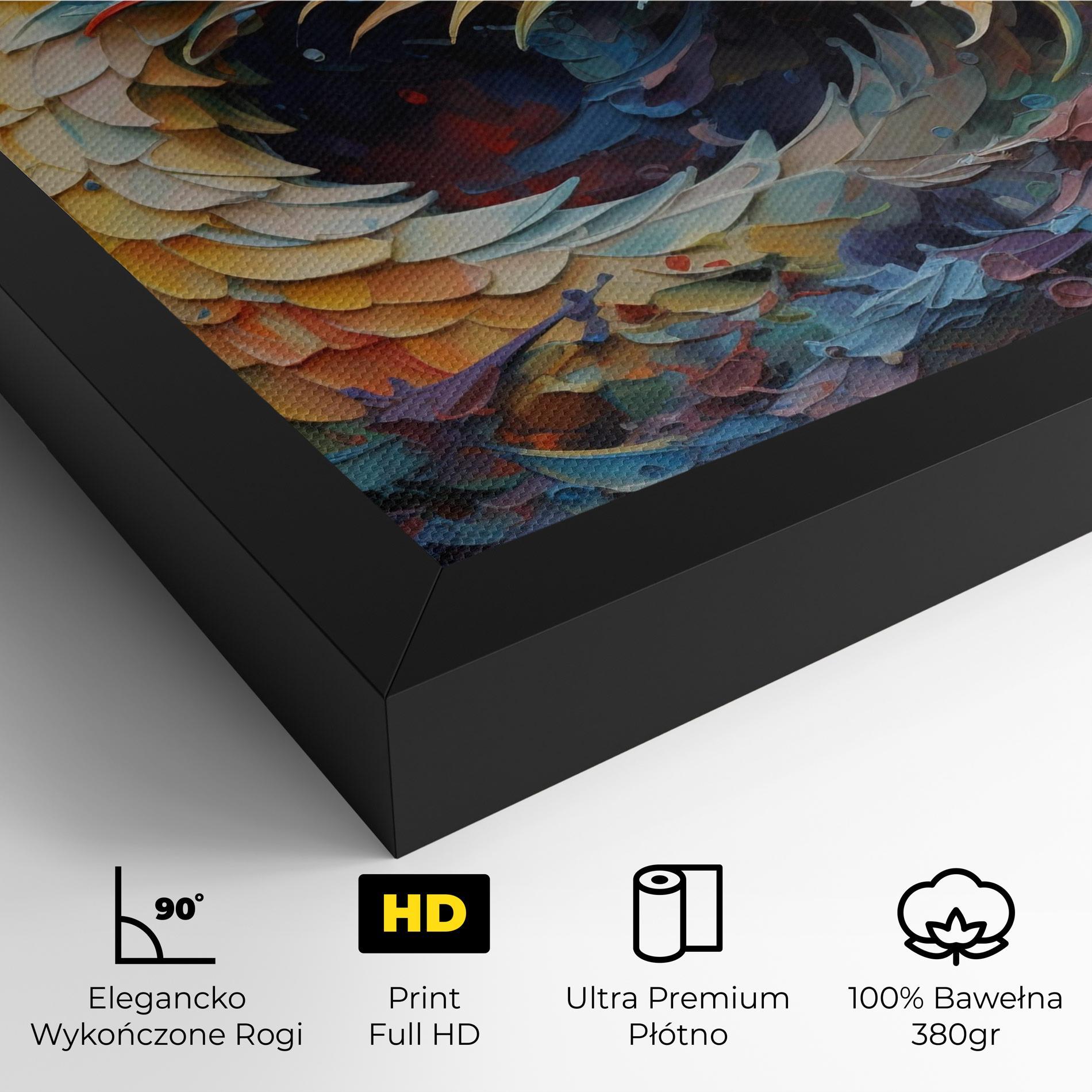 Obraz na Płótnie Fantasy Dragon Art mockup 4