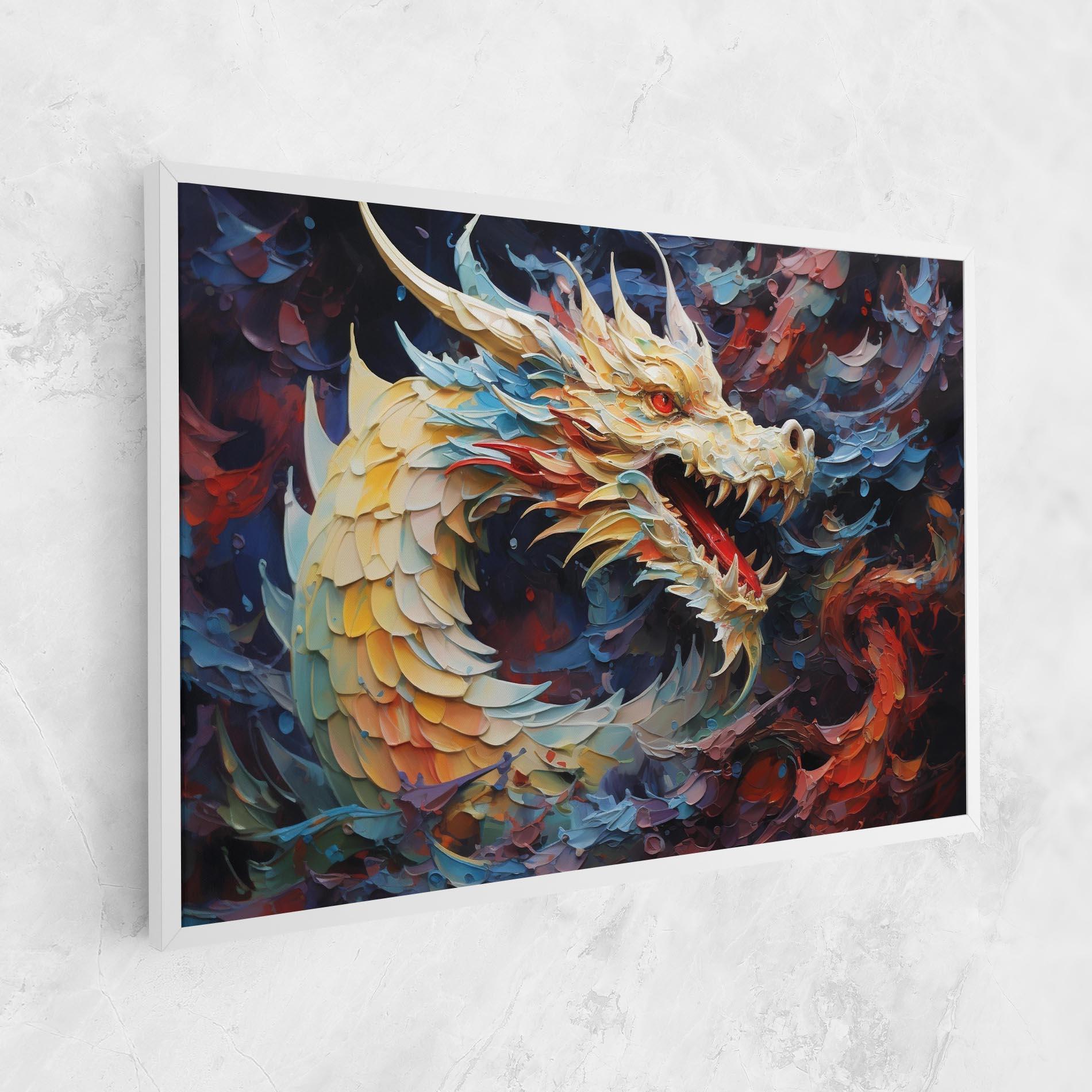 Obraz na Płótnie Fantasy Dragon Art mockup 1