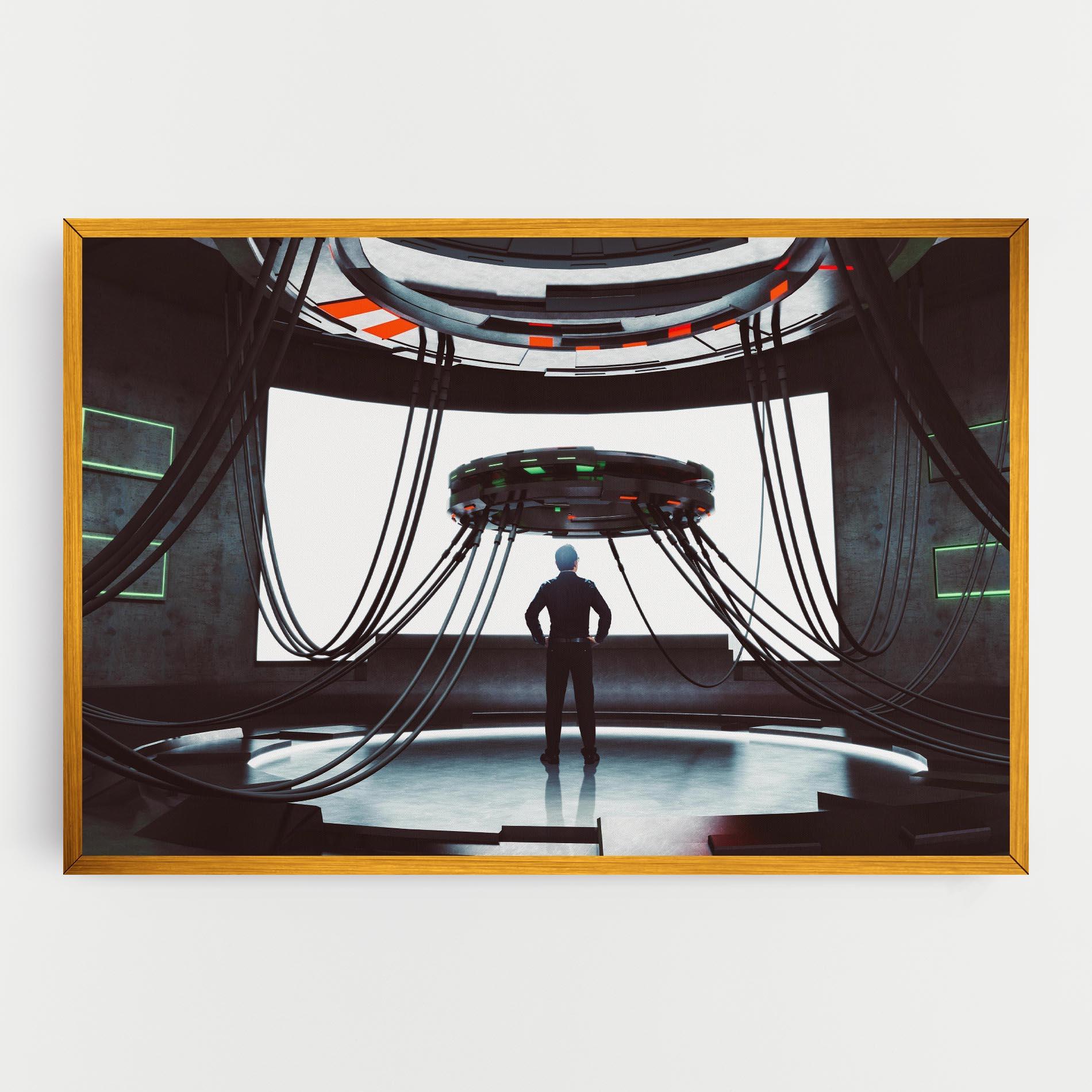 Obraz na Płótnie Cyber Chronicle mockup 0