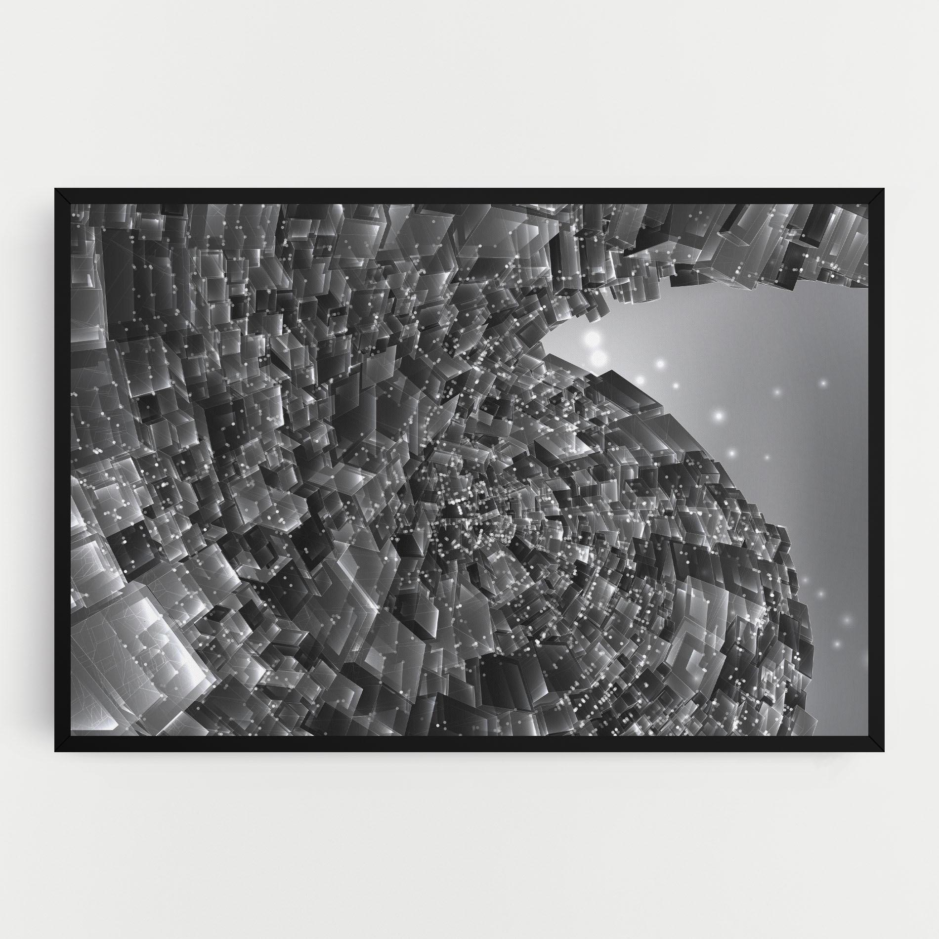 Obraz na Płótnie Grey Shape View mockup 0