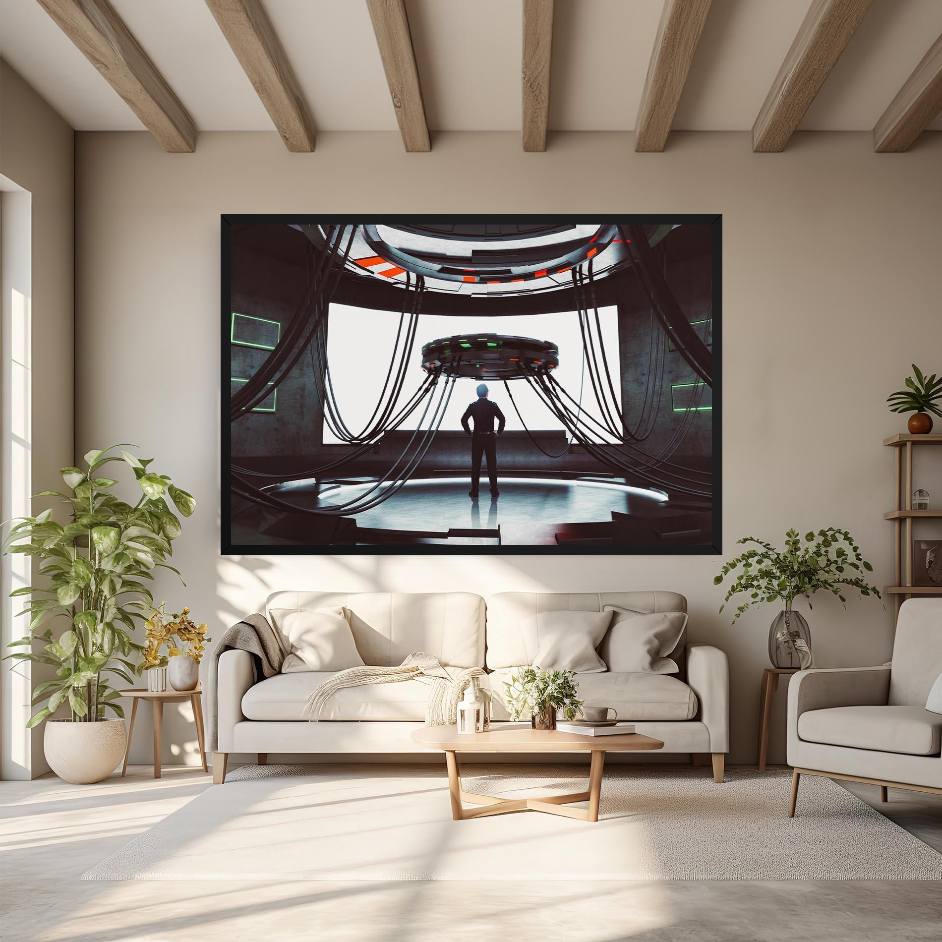 Obraz na Płótnie Cyber Chronicle mockup 6