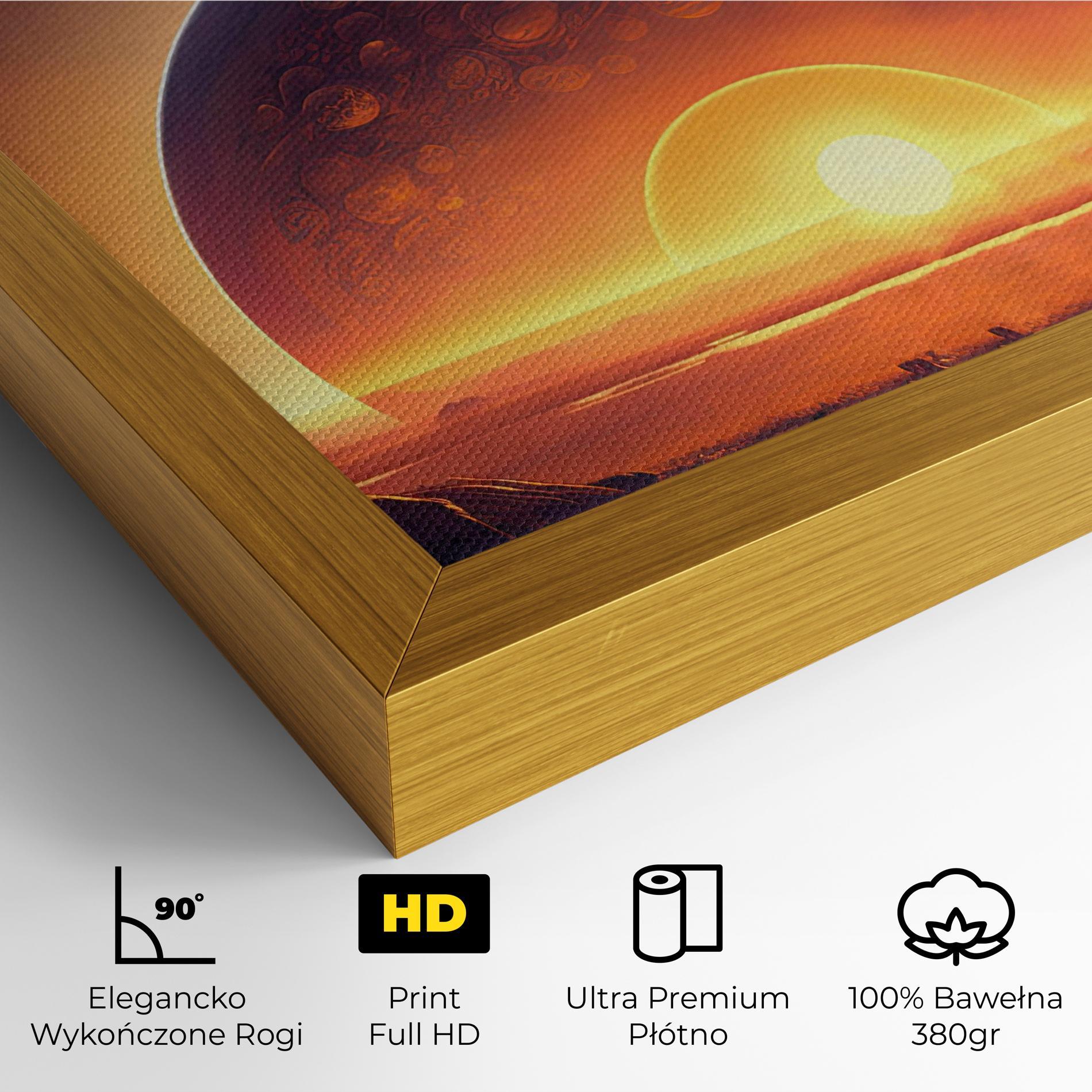 Obraz na Płótnie Abstract Fantasy Science mockup 4