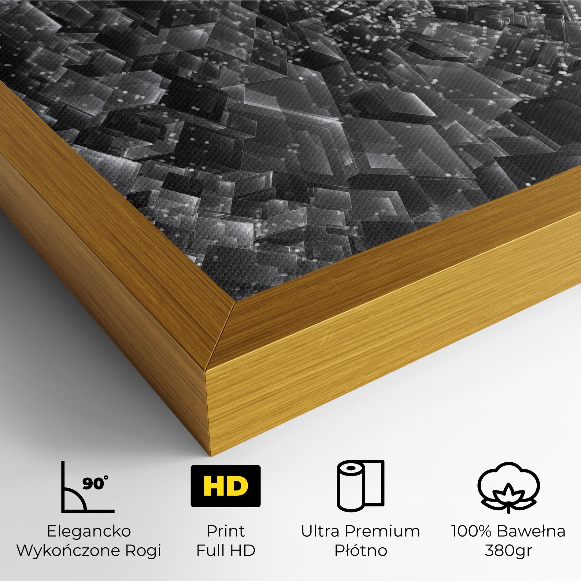 Obraz na Płótnie Grey Shape View mockup 4