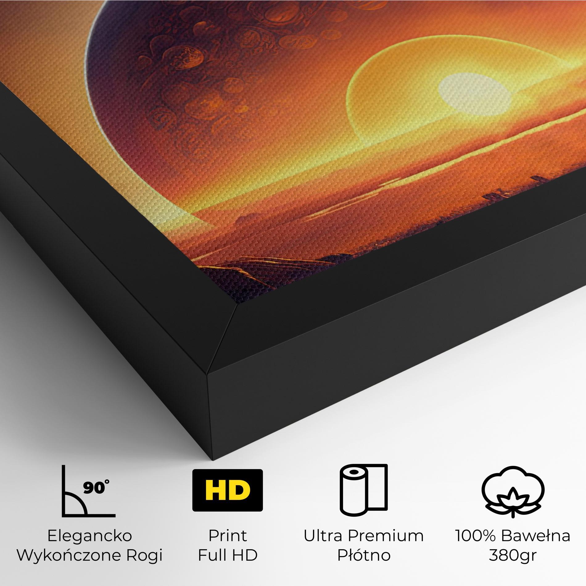 Obraz na Płótnie Abstract Fantasy Science mockup 4