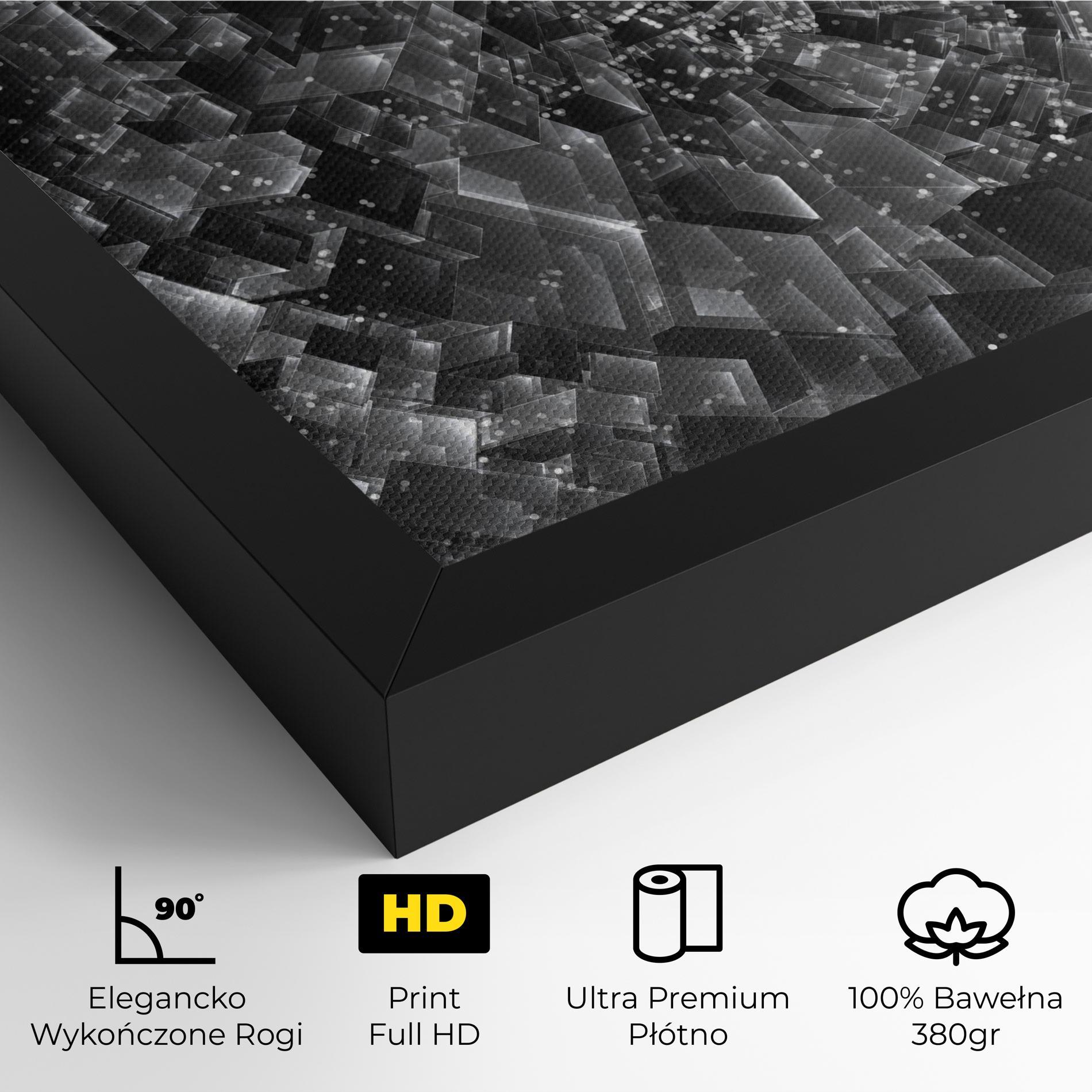 Obraz na Płótnie Grey Shape View mockup 4