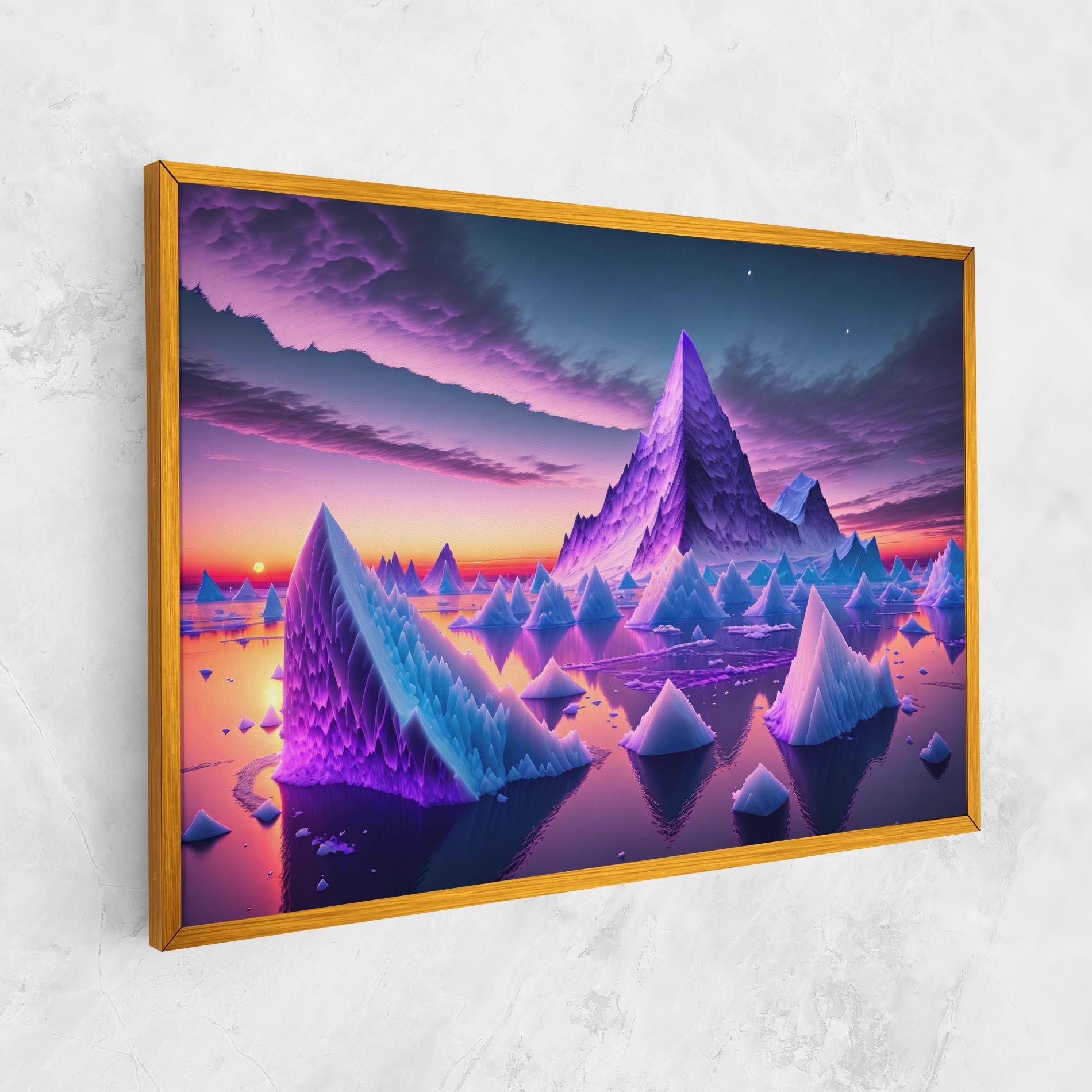 Obraz na Płótnie Floating Iceberg mockup 1