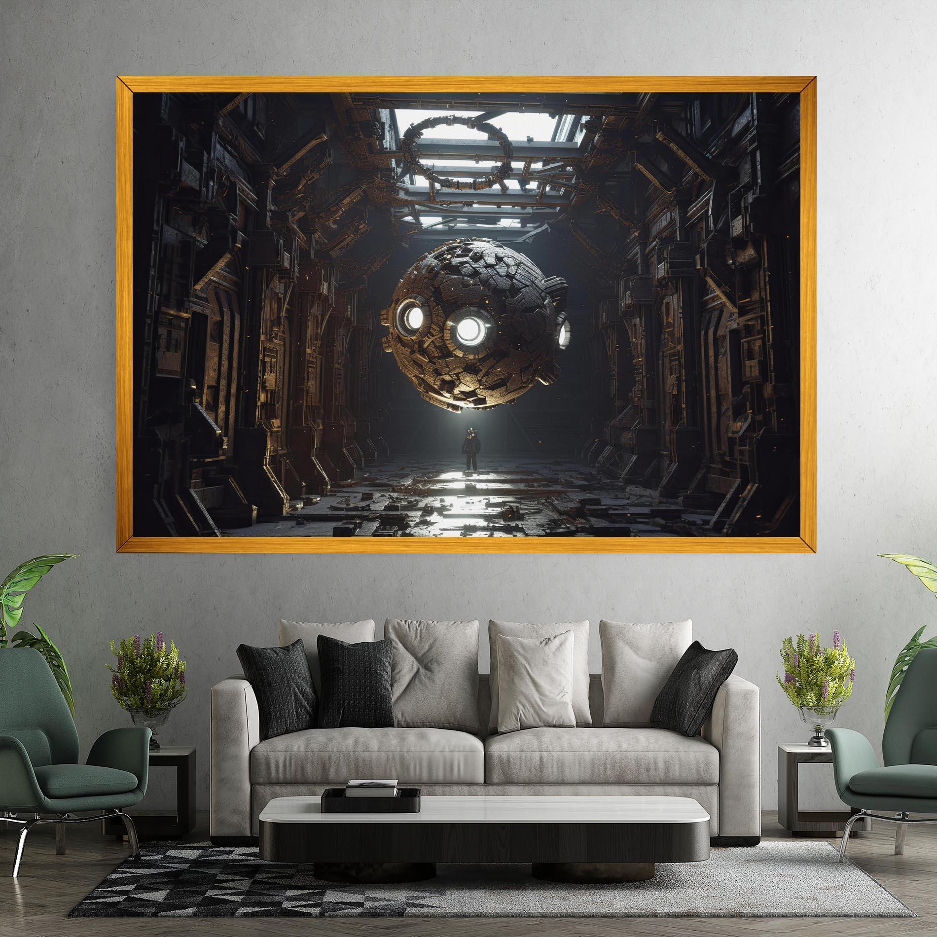 Obraz na Płótnie Cryptic Art mockup 7