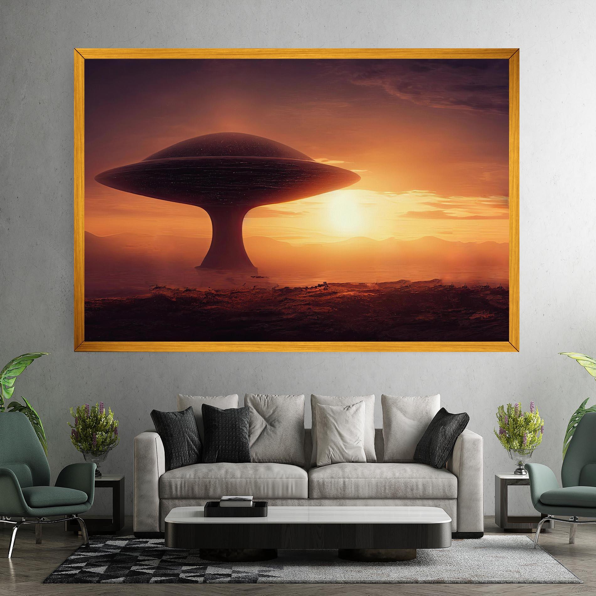 Obraz na Płótnie Fantasy Science Fiction mockup 7