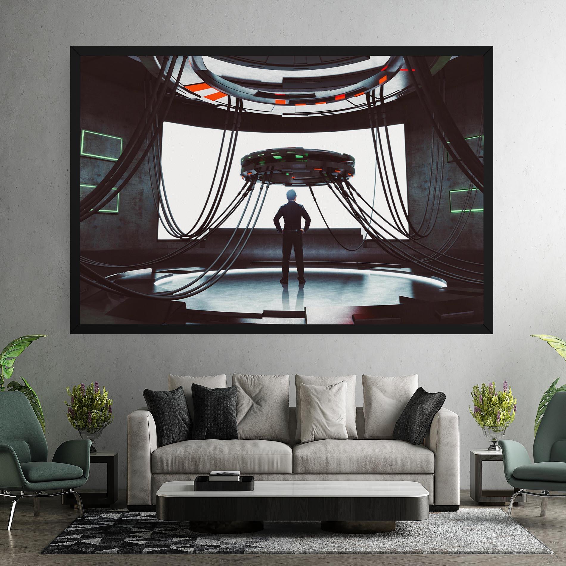 Obraz na Płótnie Cyber Chronicle mockup 7