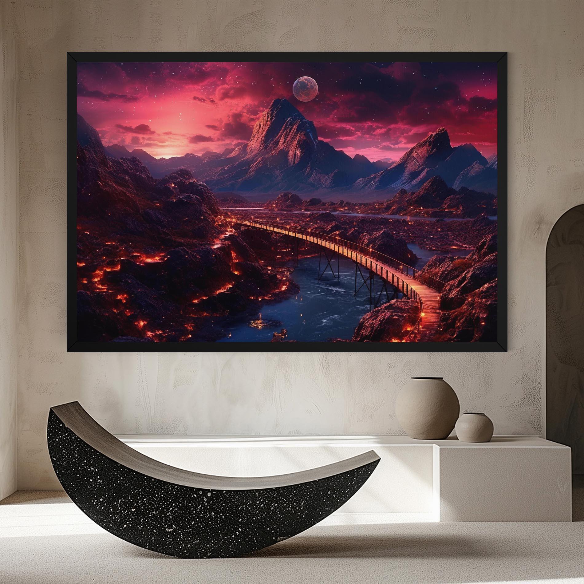 Obraz na Płótnie Interstellar Journey mockup 8